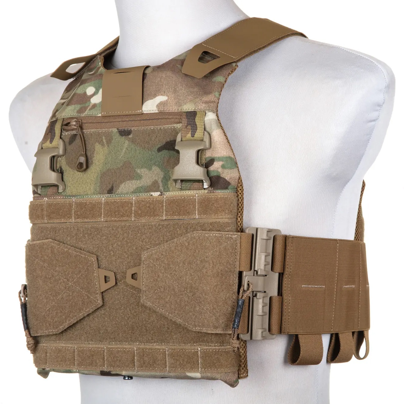 Ape Force Gear - Plate Carrier FCSK 2.0 Taktische Weste - Arid MC Camo