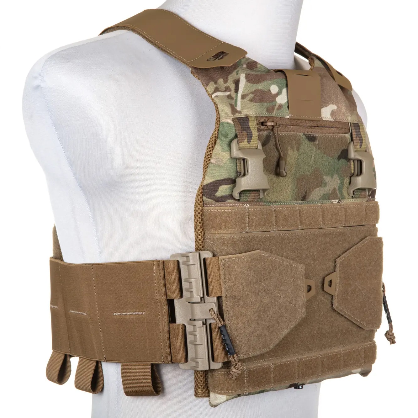 Ape Force Gear - Plate Carrier FCSK 2.0 Taktische Weste - Arid MC Camo