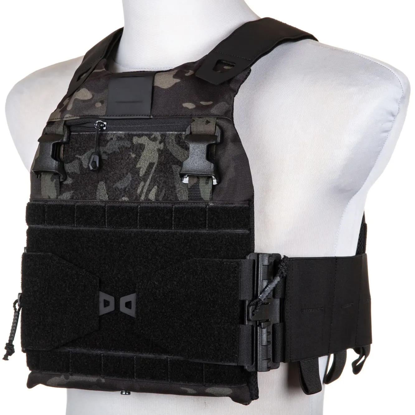 Ape Force Gear - Plate Carrier FCSK 2.0 Taktische Weste - Arid MC Camo Black