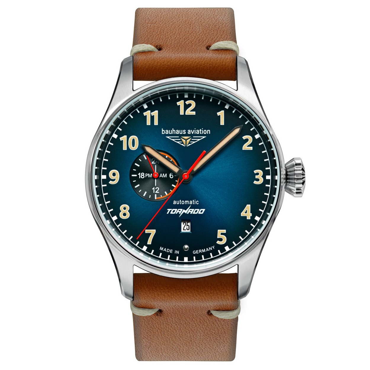 Bauhaus - Aviation Tornado Automatik 27643 Uhr - Blue