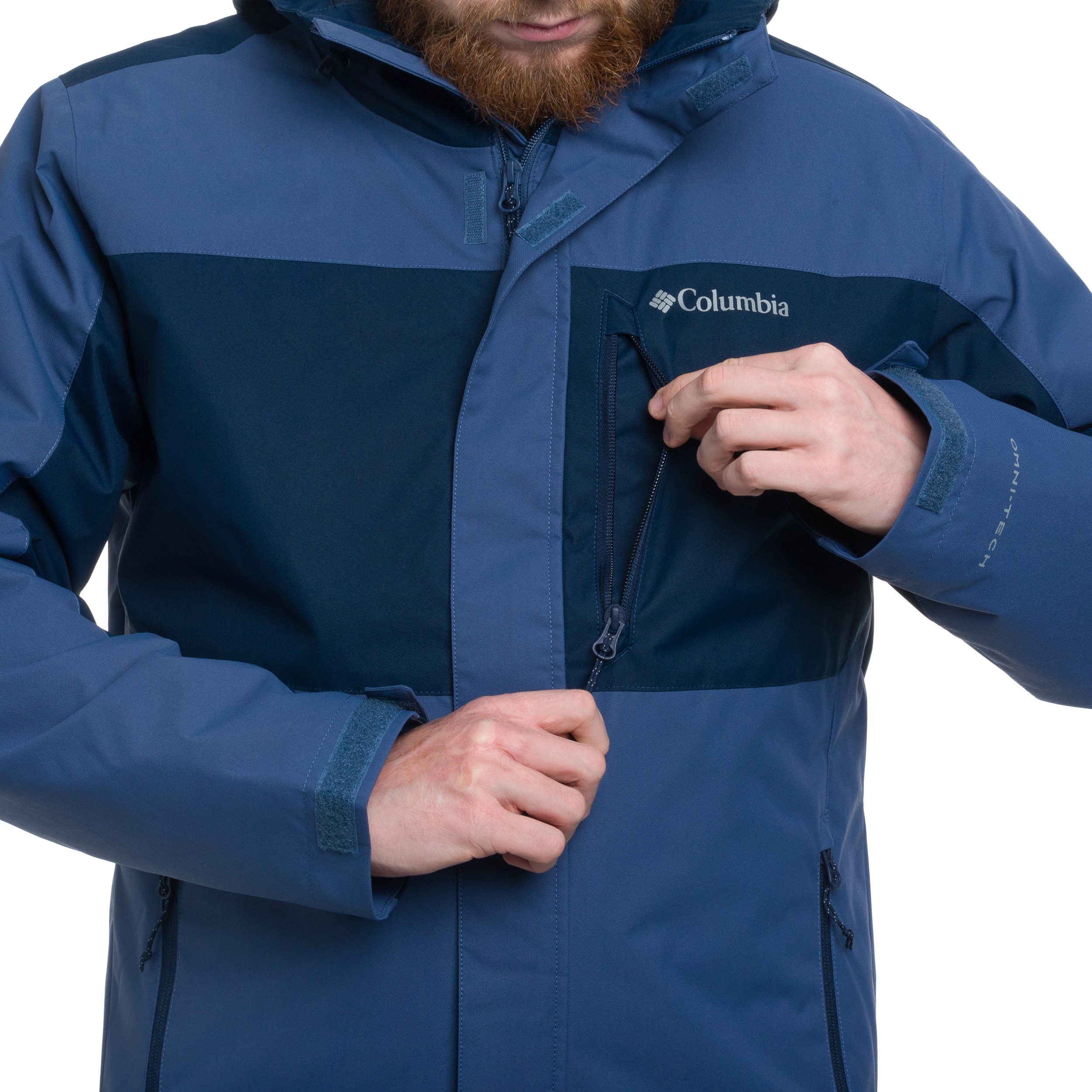 Columbia - Tipton Peak III Insulated Jacket - Jacke - Dark Mountain/Collegiate Navy