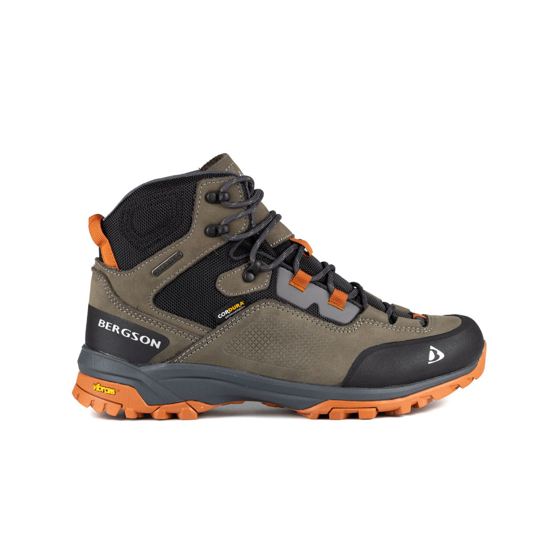 Bergson - Moko Mid STX Trekkingschuhe - Khaki/Orange