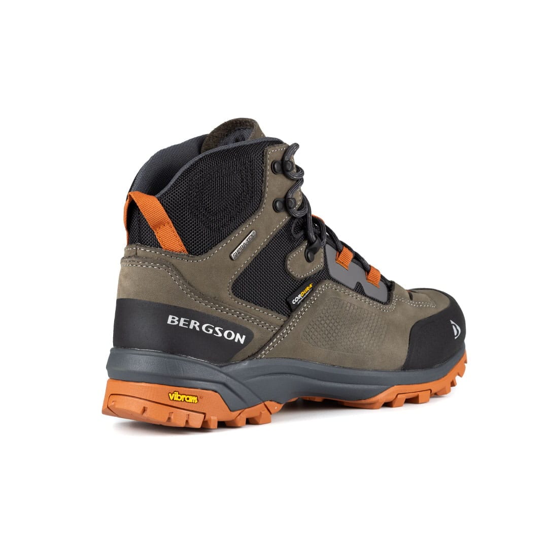 Bergson - Moko Mid STX Trekkingschuhe - Khaki/Orange