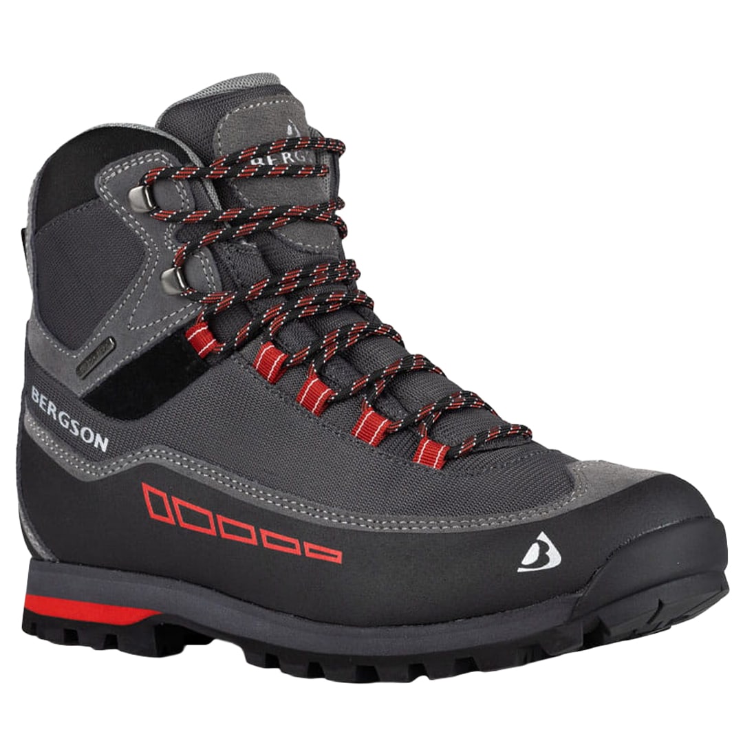 Bergson - Kinyetti MID STX Schuhe - Dunkelgrau/Rot
