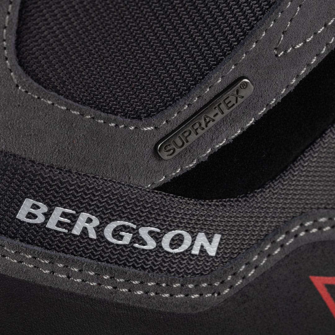 Bergson - Kinyetti MID STX Schuhe - Dunkelgrau/Rot
