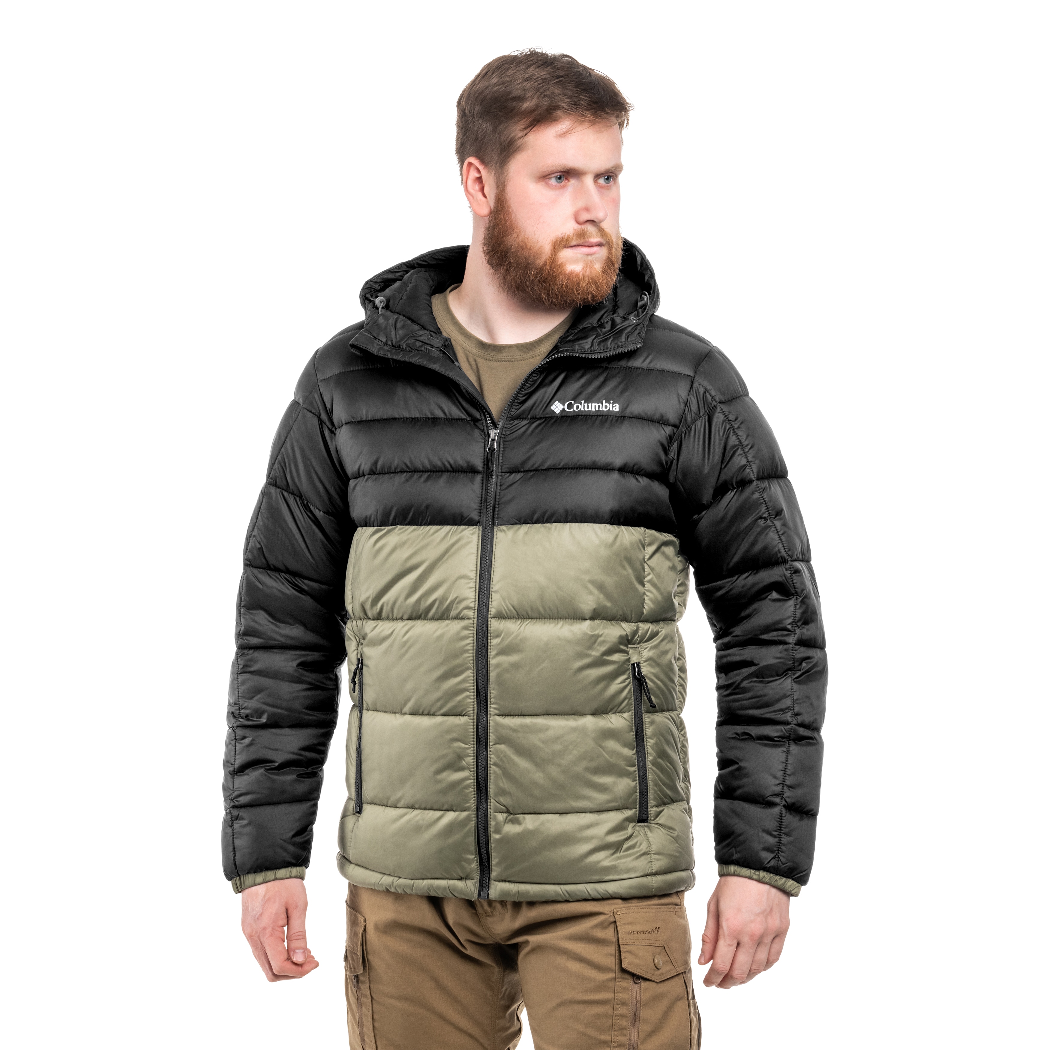 Columbia - Buck Butte II Insulated Hooded - Jacke - Stone Green/Black