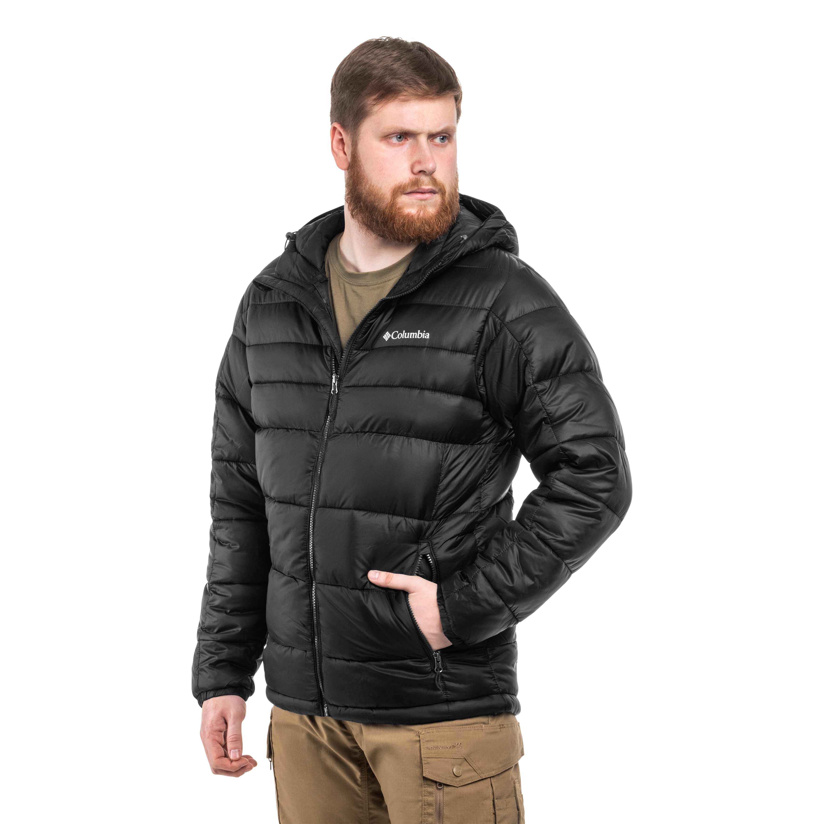 Columbia - Buck Butte II Insulated Hooded Jacke - Schwarz