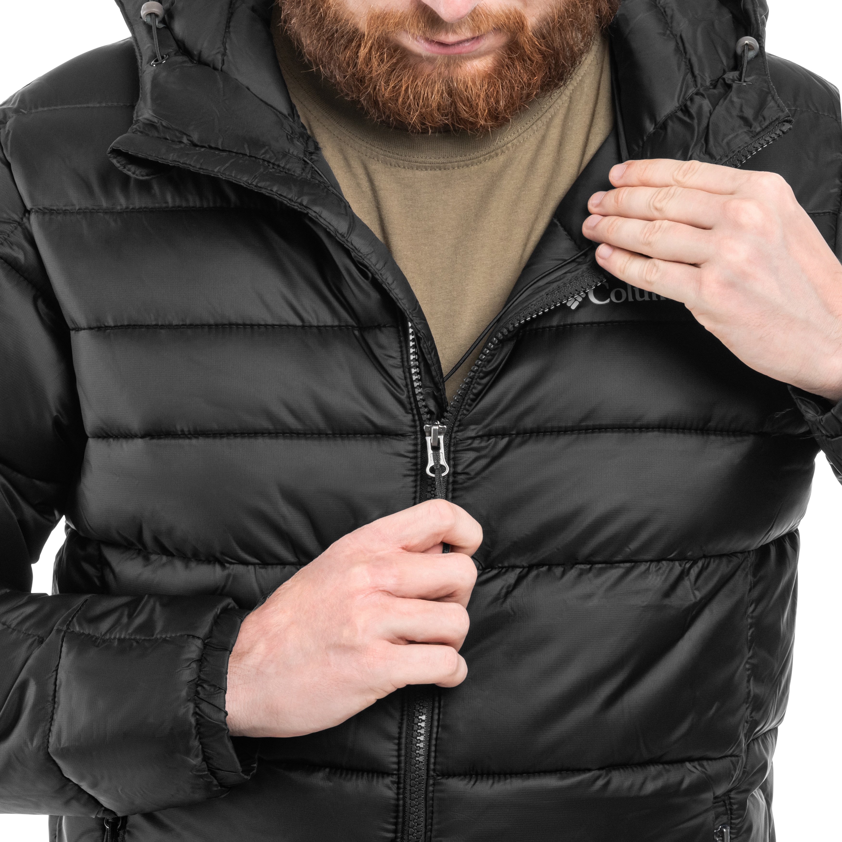 Columbia - Buck Butte II Insulated Hooded Jacke - Schwarz