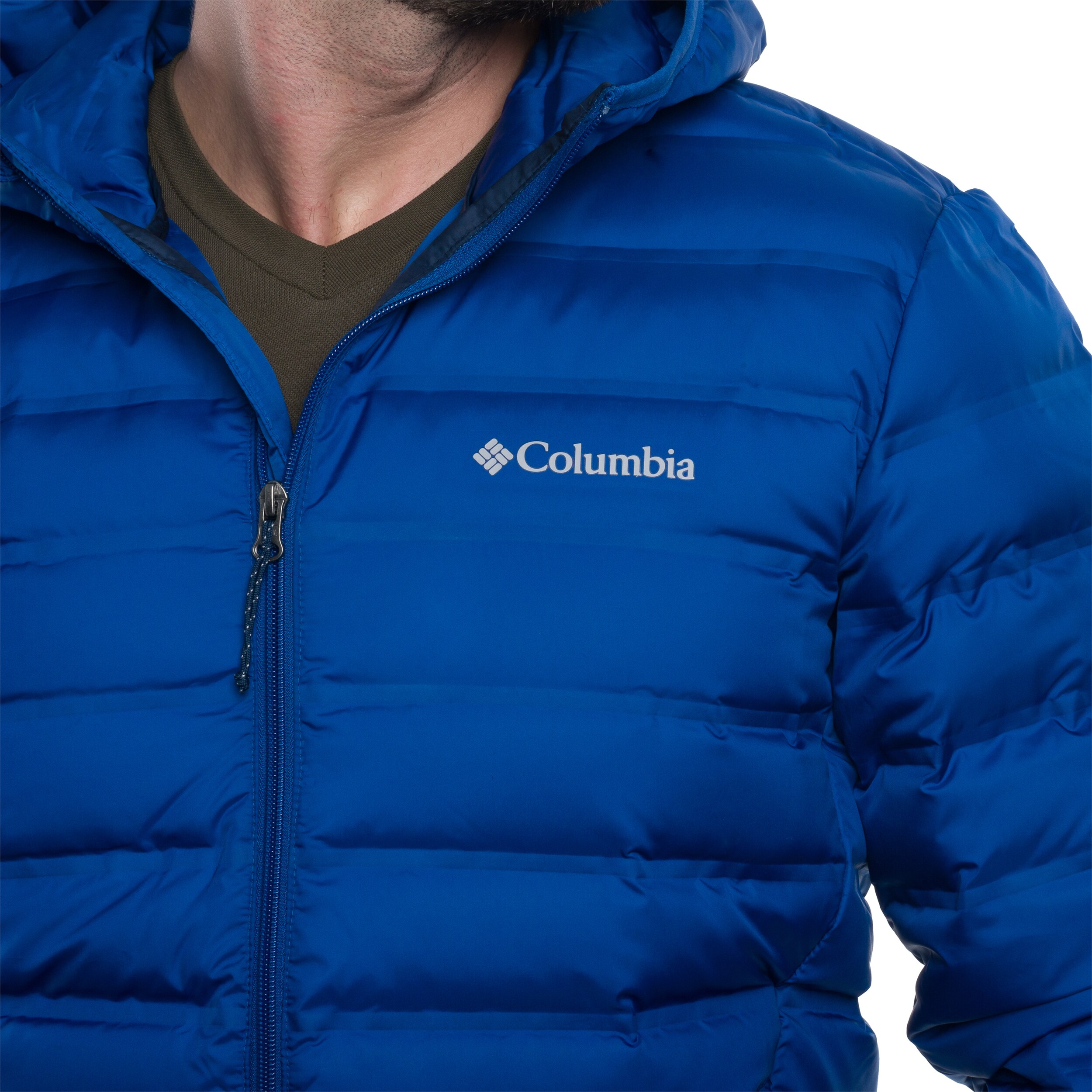 Columbia - Lake 22 II Down Hooded Jacke - Mountain Blue