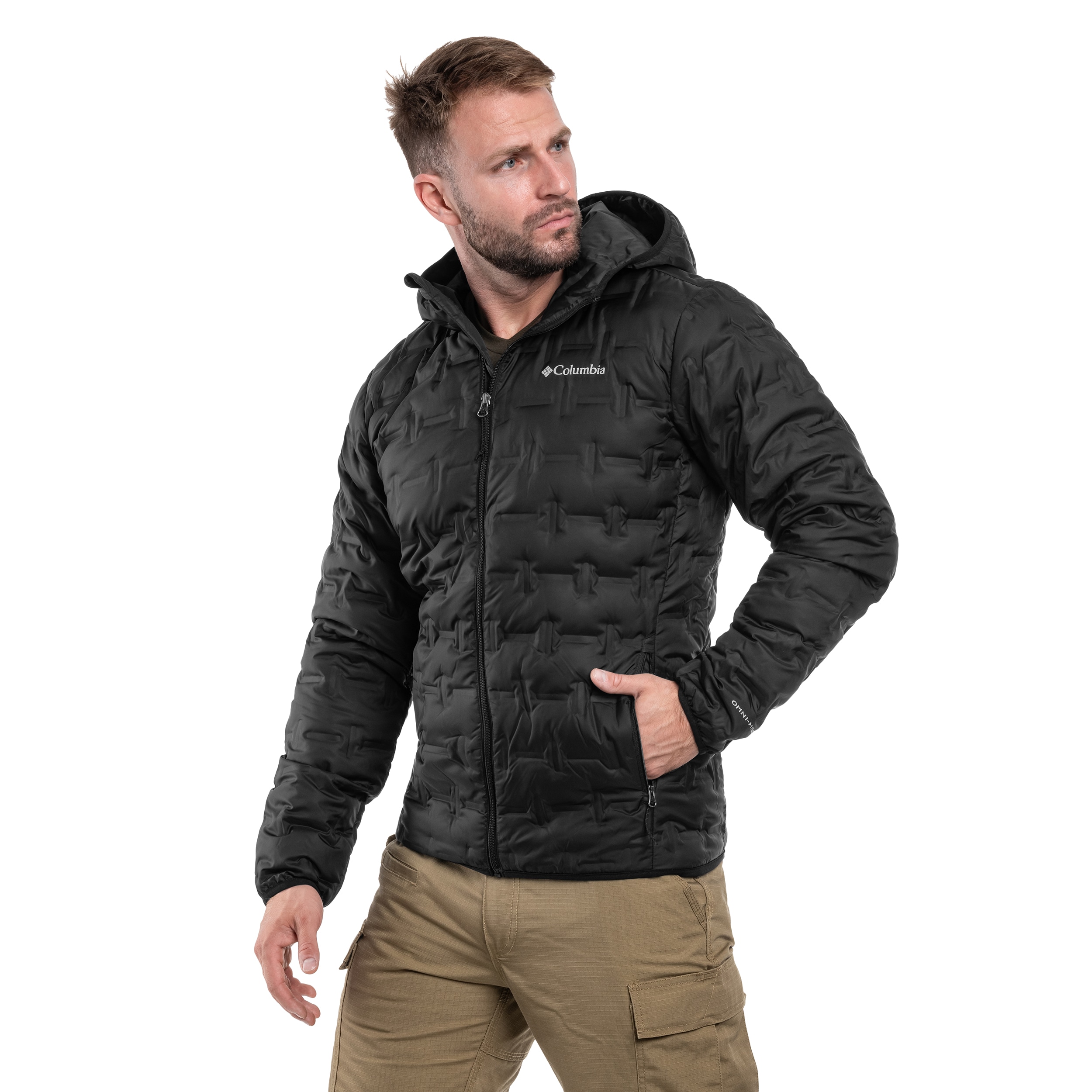 Columbia - Delta Ridge II Down Hooded Jacke - Black 