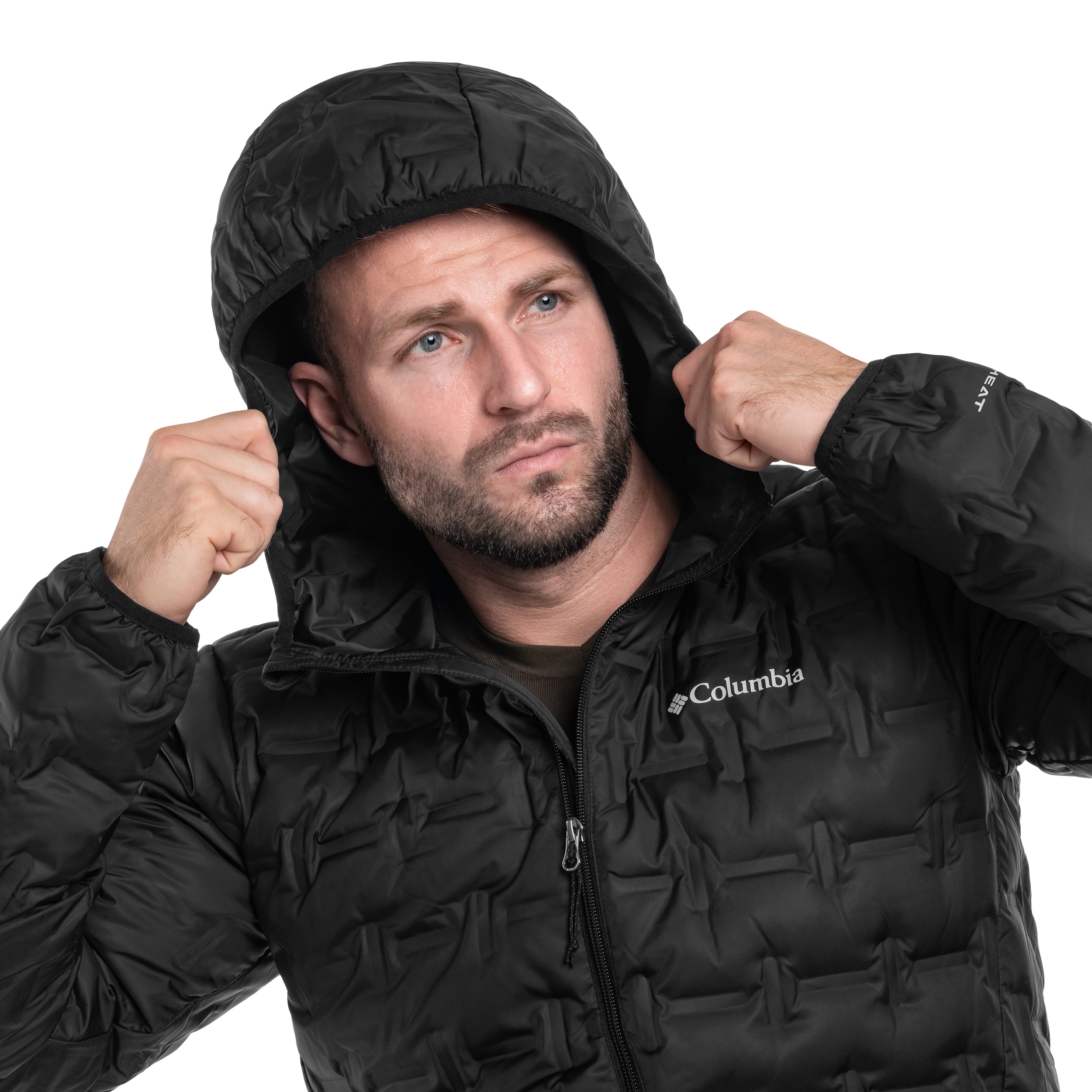 Columbia - Delta Ridge II Down Hooded Jacke - Black 