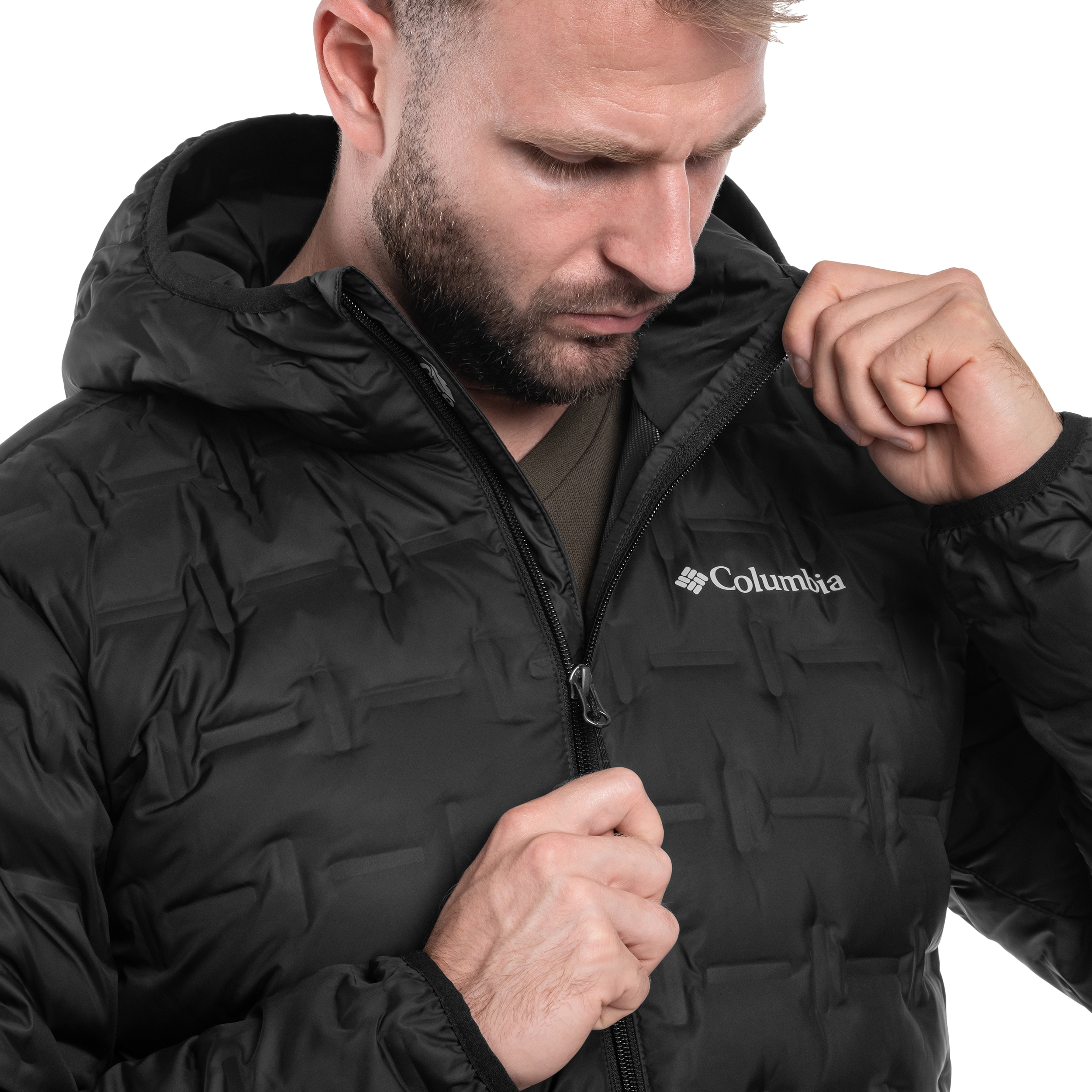 Columbia - Delta Ridge II Down Hooded Jacke - Black 