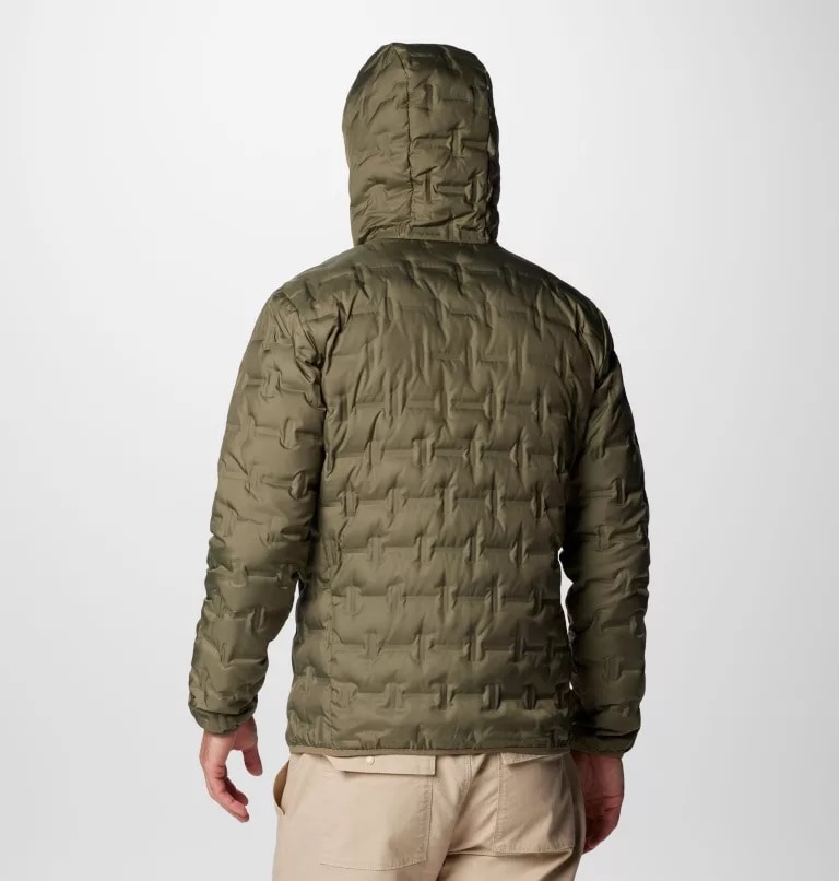 Columbia - Delta Ridge II Down Hooded Jacke - Stone Green