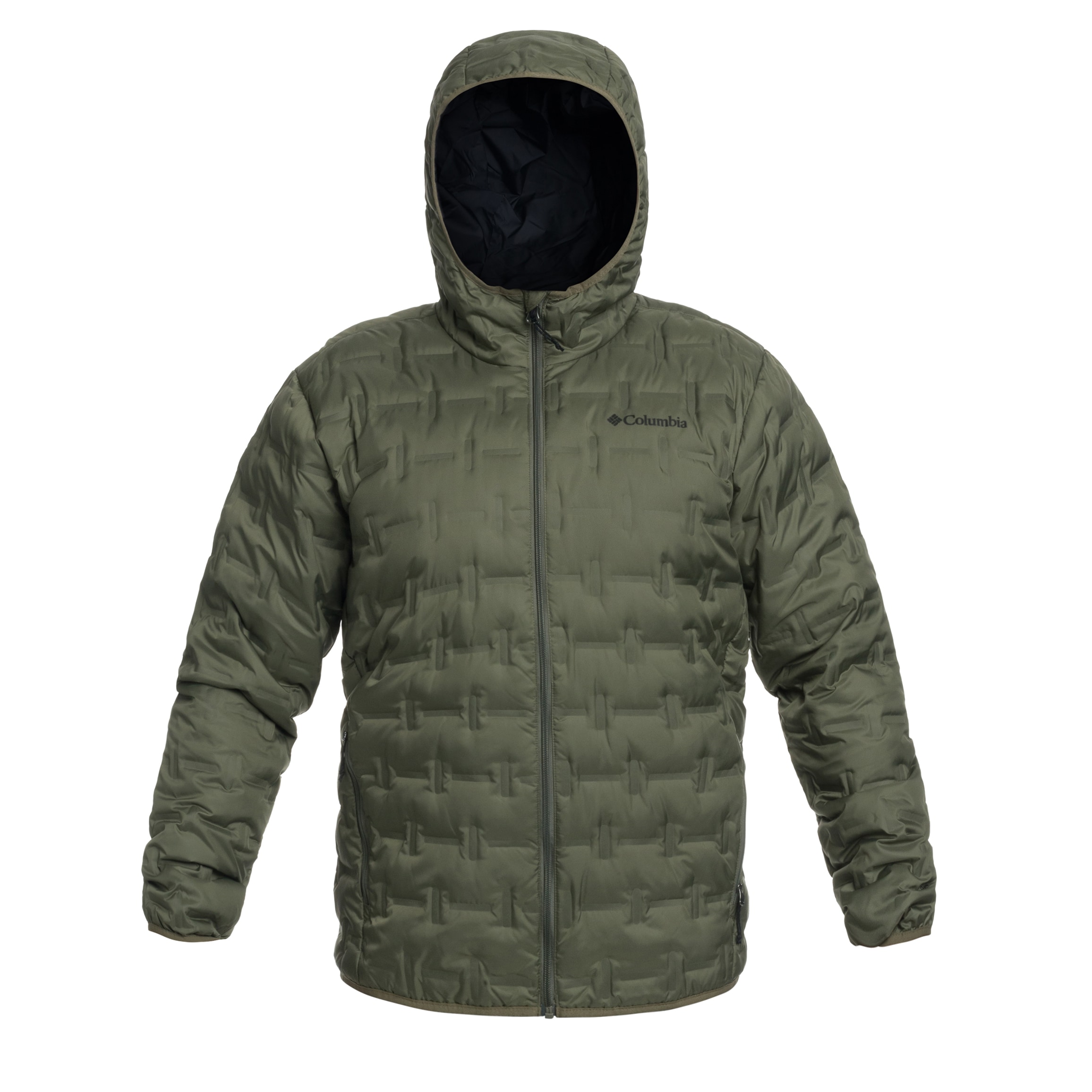 Columbia - Delta Ridge II Down Hooded Jacke - Stone Green