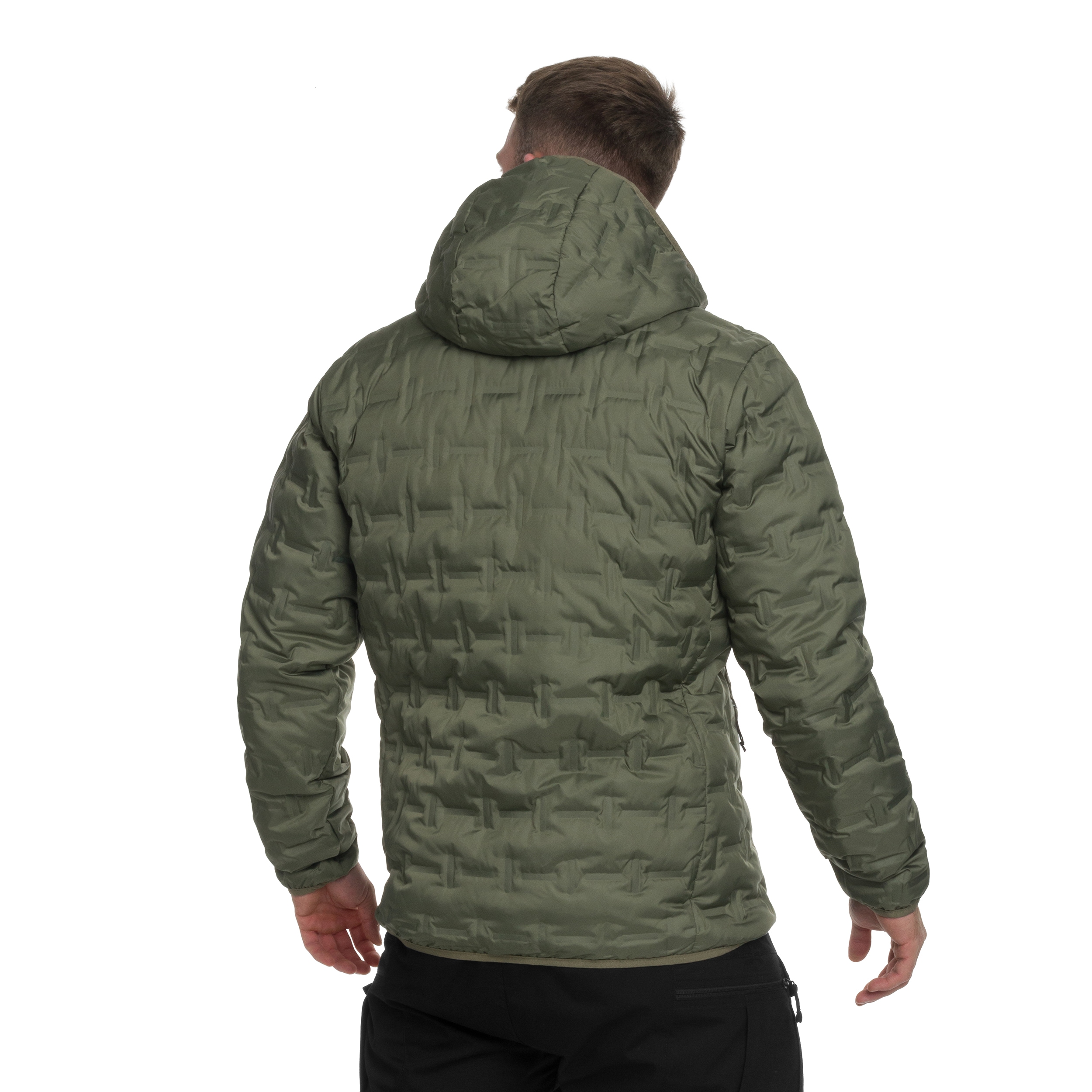 Columbia - Delta Ridge II Down Hooded Jacke - Stone Green