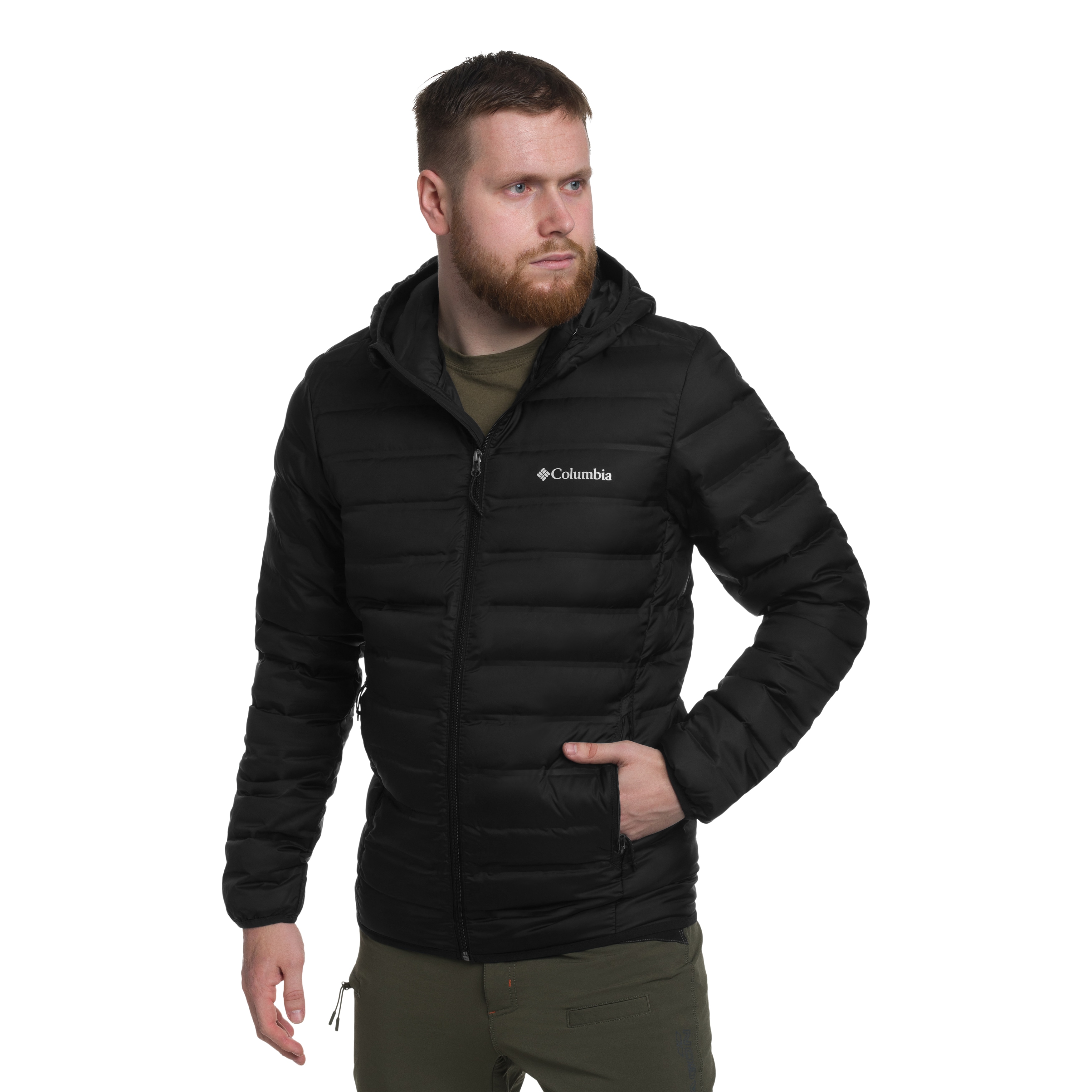 Columbia - Lake 22 II Down Hooded Jacke - Black