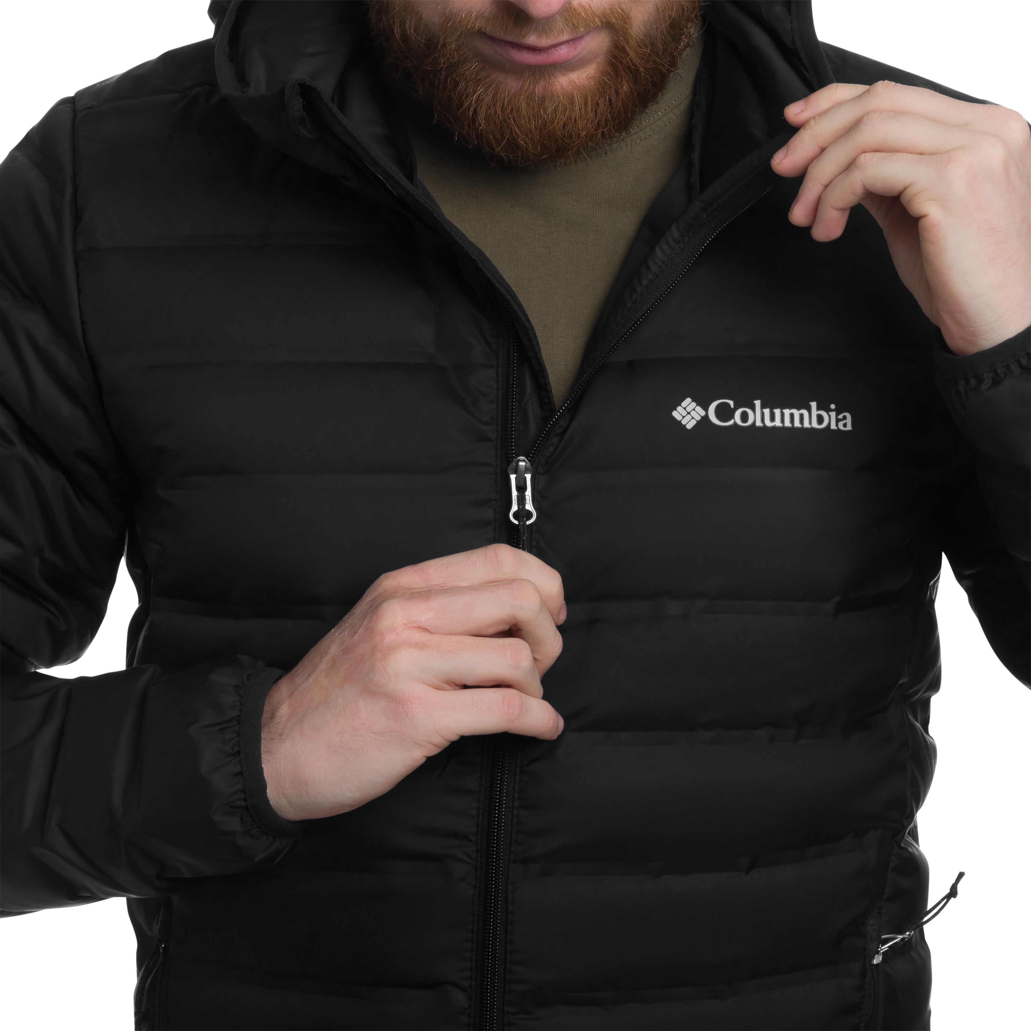 Columbia - Lake 22 II Down Hooded Jacke - Black