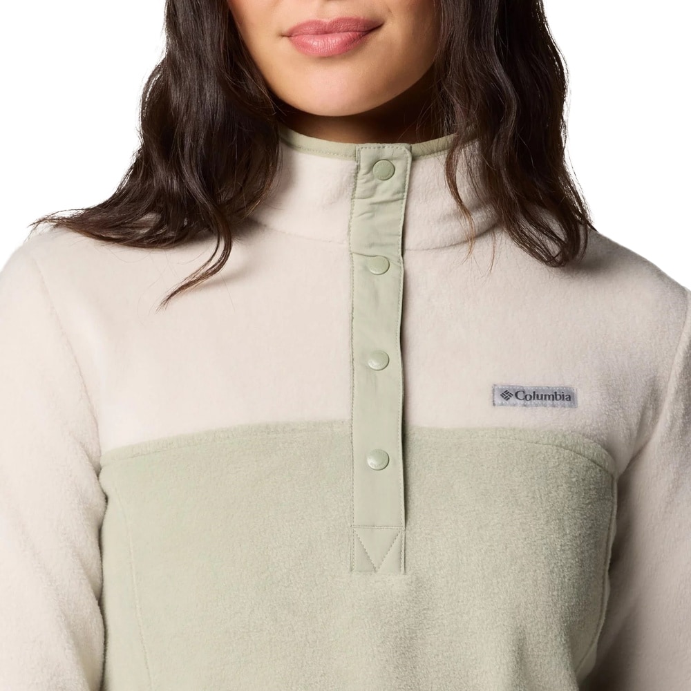 Columbia - Benton Springs Half Snap Pullover II - Fleecejacke für Damen - Dark Stone/Safari