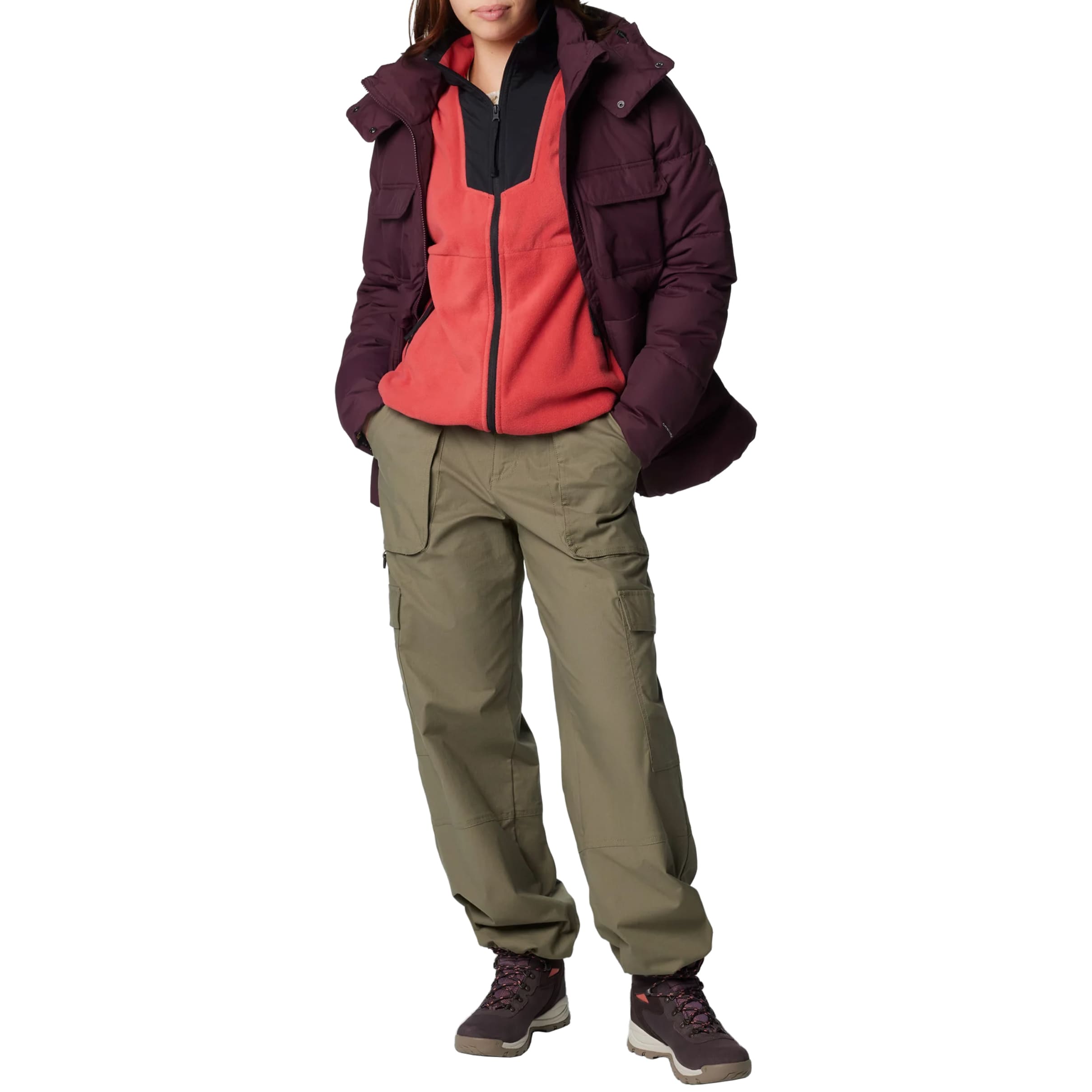 Columbia - Sequoia Grove - Fleecejacke für Damen - Dare Devil / Black