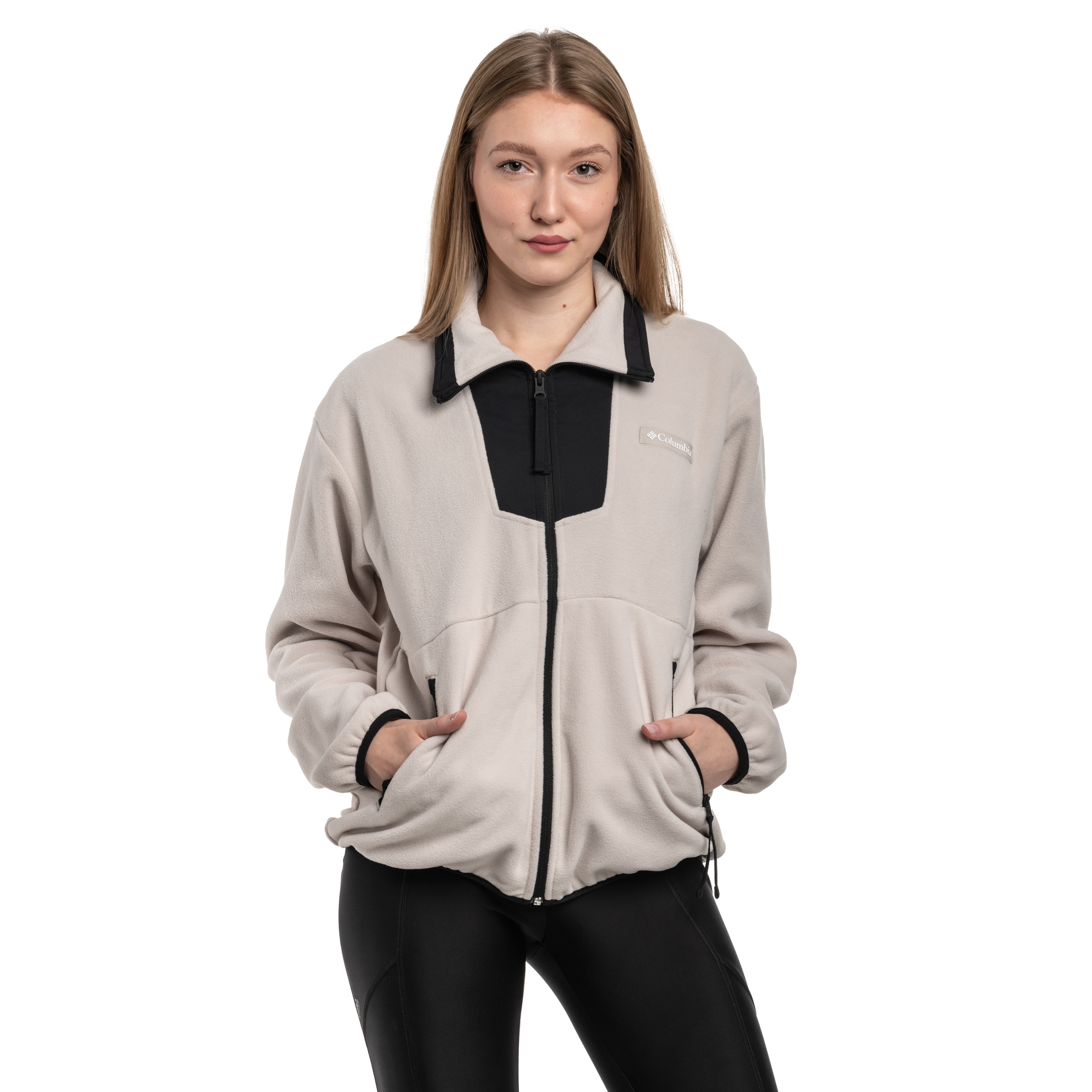 Columbia - Sequoia Grove Fleecejacke für Damen - Dark Stone / Black