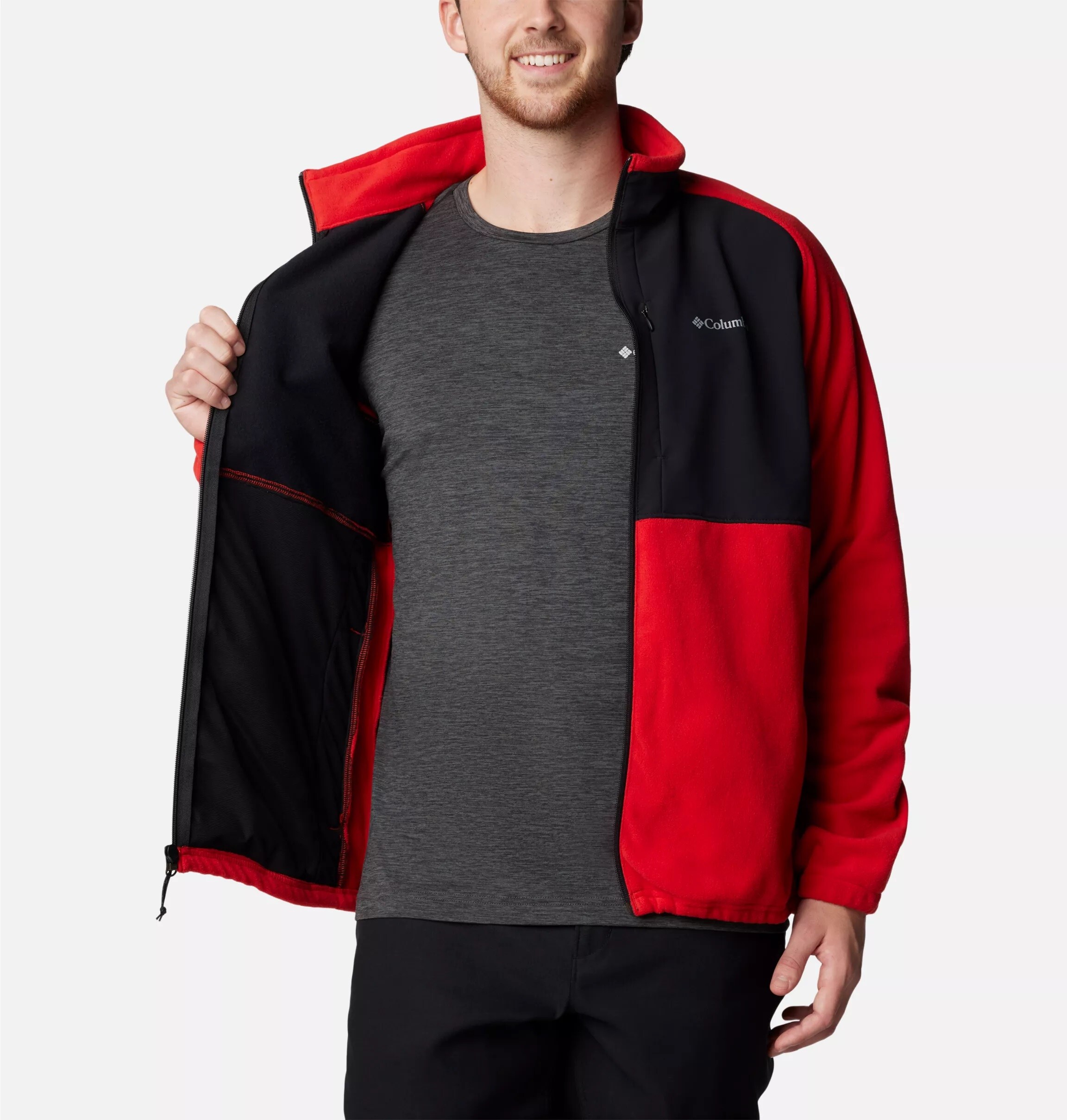 Columbia - Sage Peak Fleece - Fleecejacke - Sail Red/Black