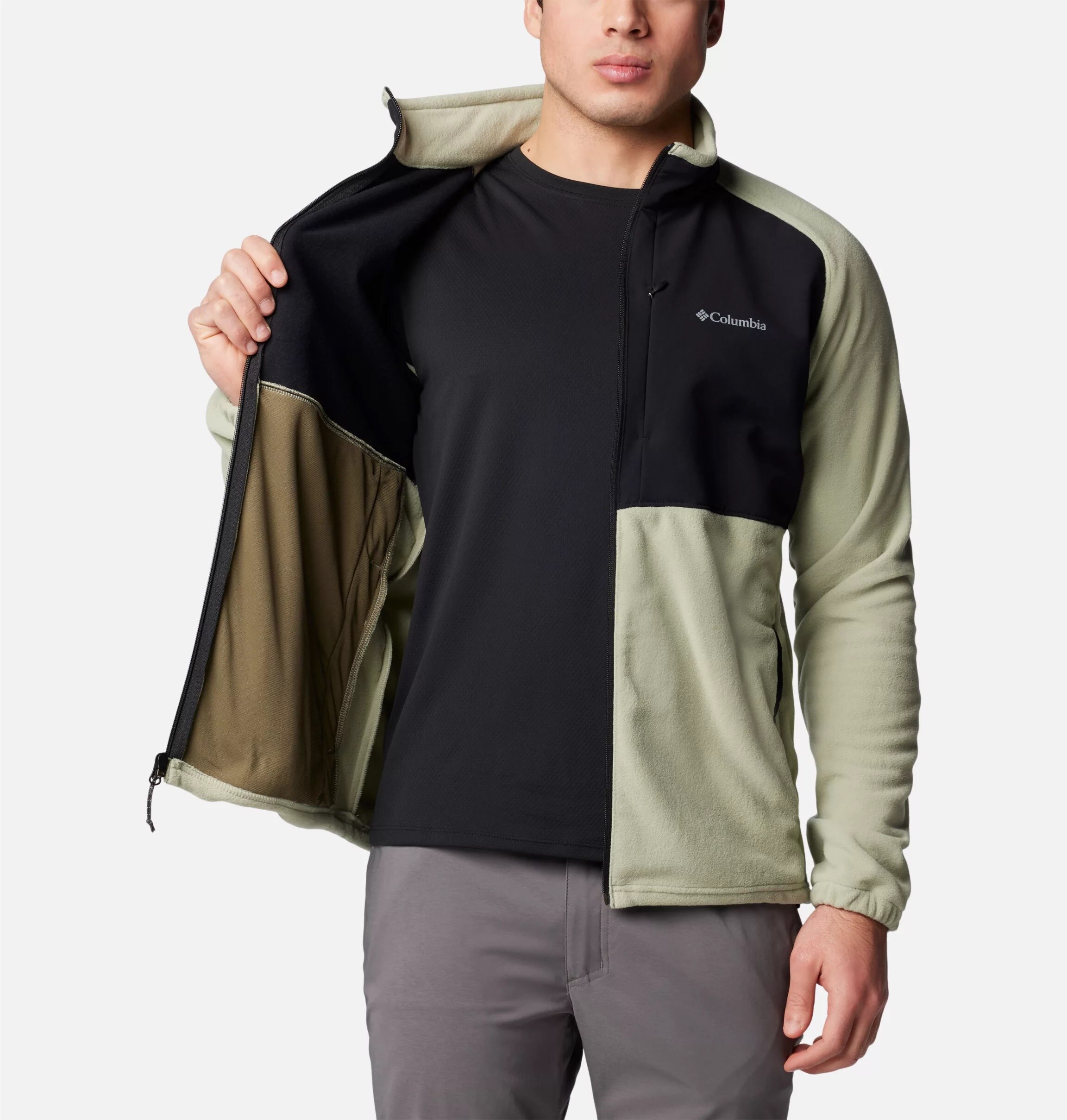 Columbia - Sage Peak Fleece - Fleecejacke - Safari/Black