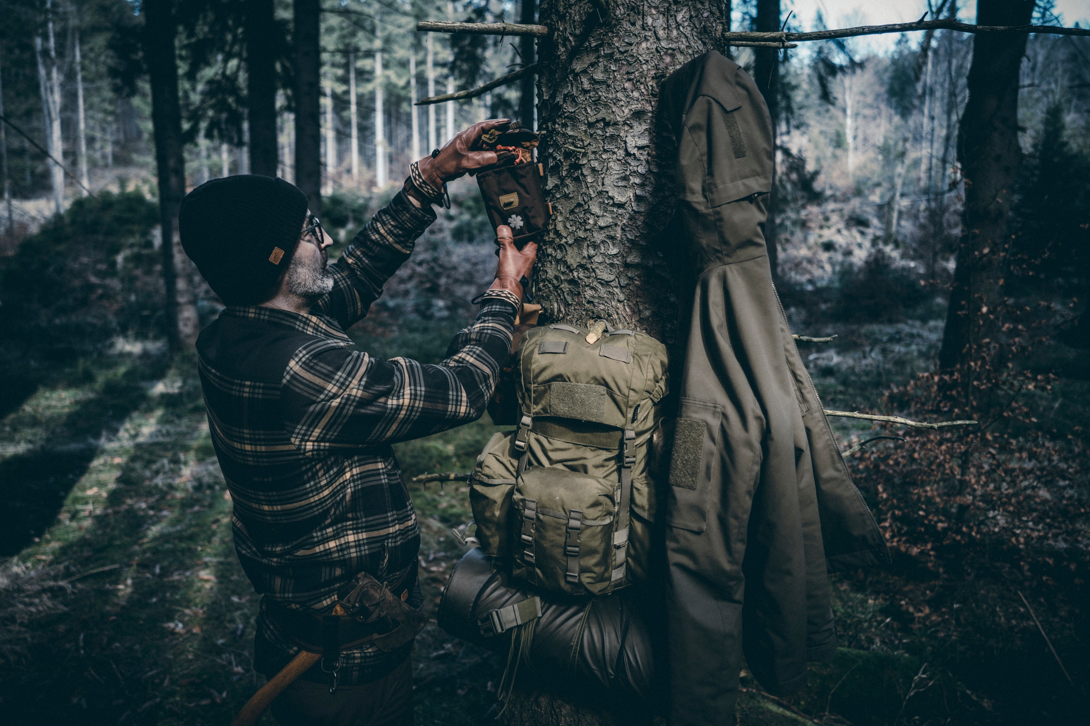 Helikon-Tex - Winter Warden Long Sleeve Hemd - Slate Moorland Plaid