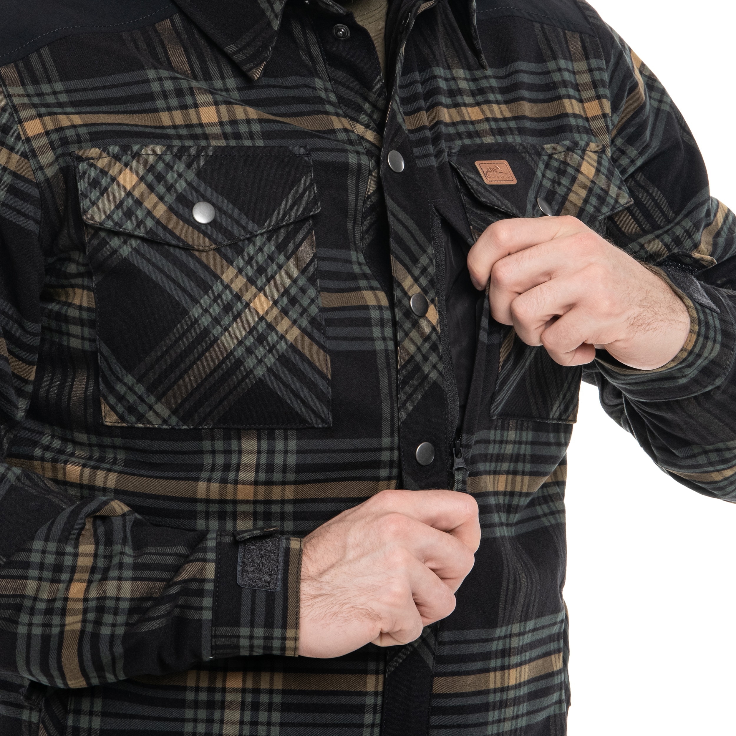 Helikon-Tex - Winter Warden Long Sleeve Hemd - Slate Moorland Plaid