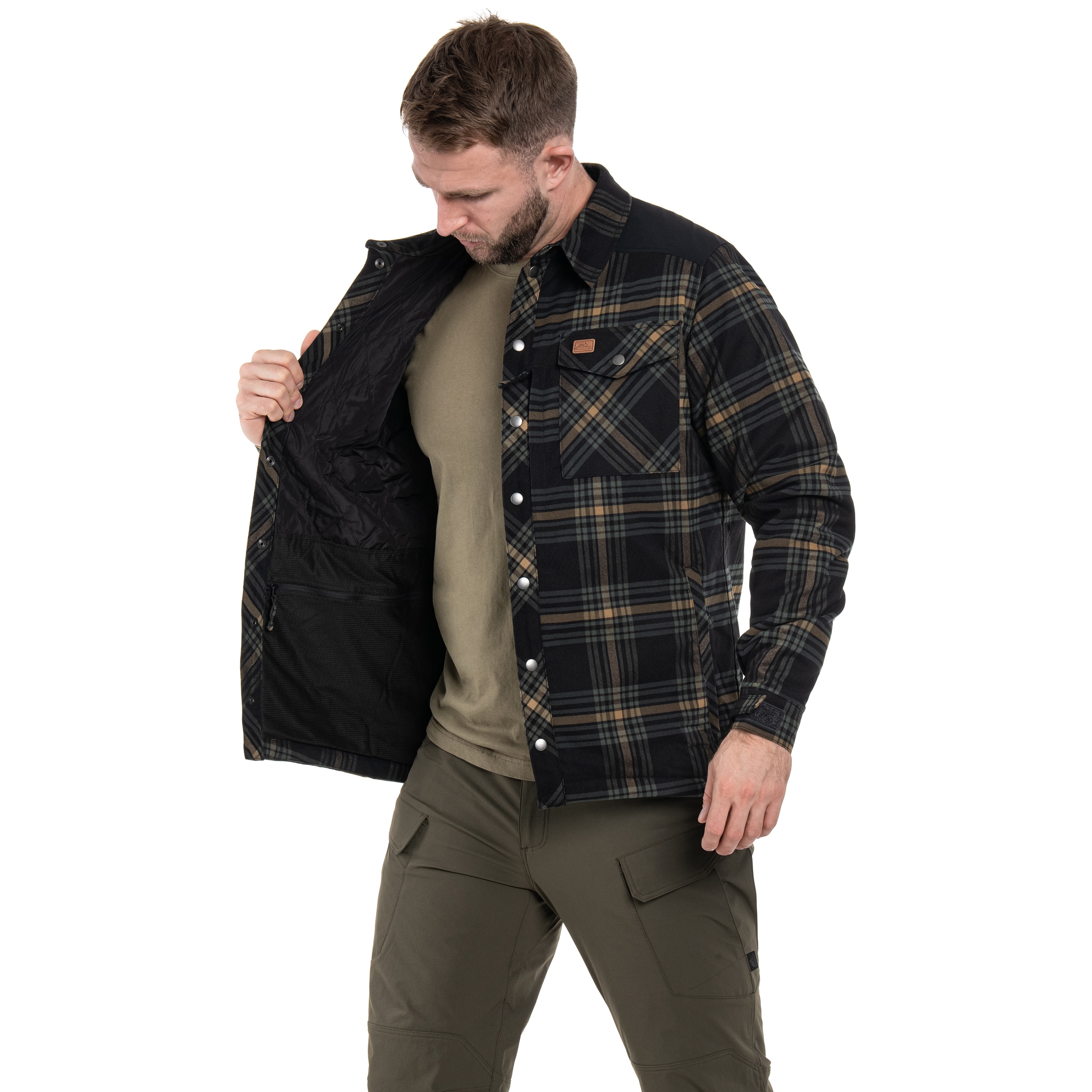 Helikon-Tex - Winter Warden Long Sleeve Hemd - Slate Moorland Plaid