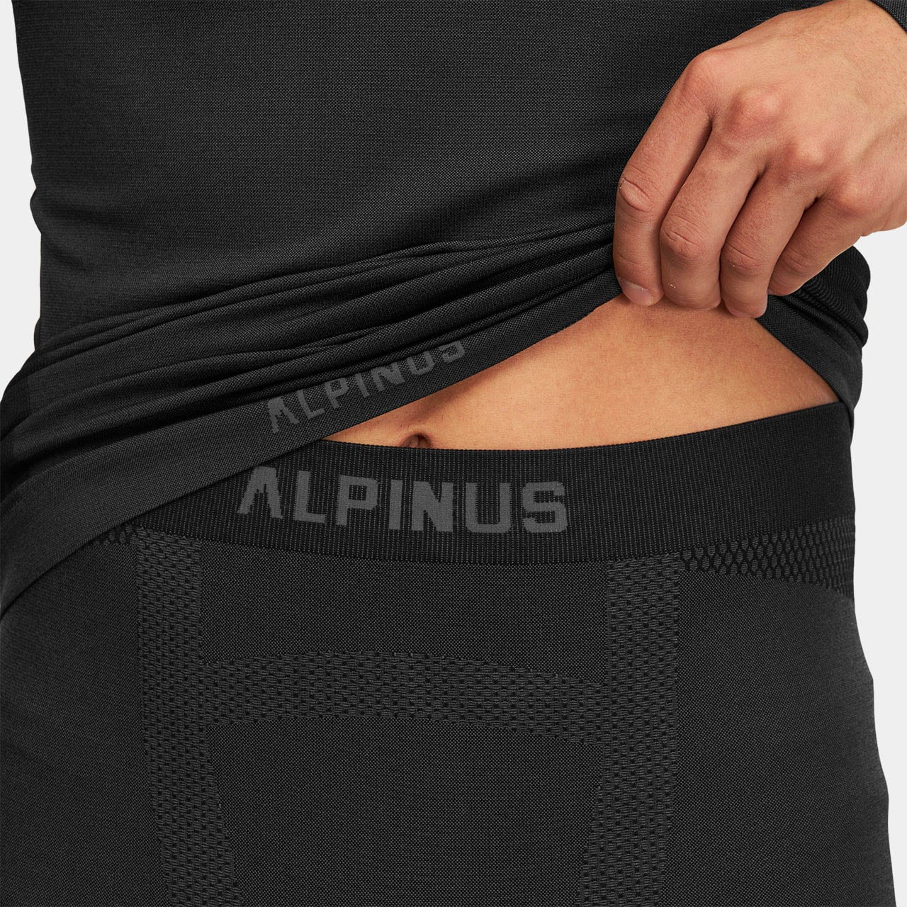 Alpinus - Moelv Set Thermoaktive Unterwäsche - Schwarz