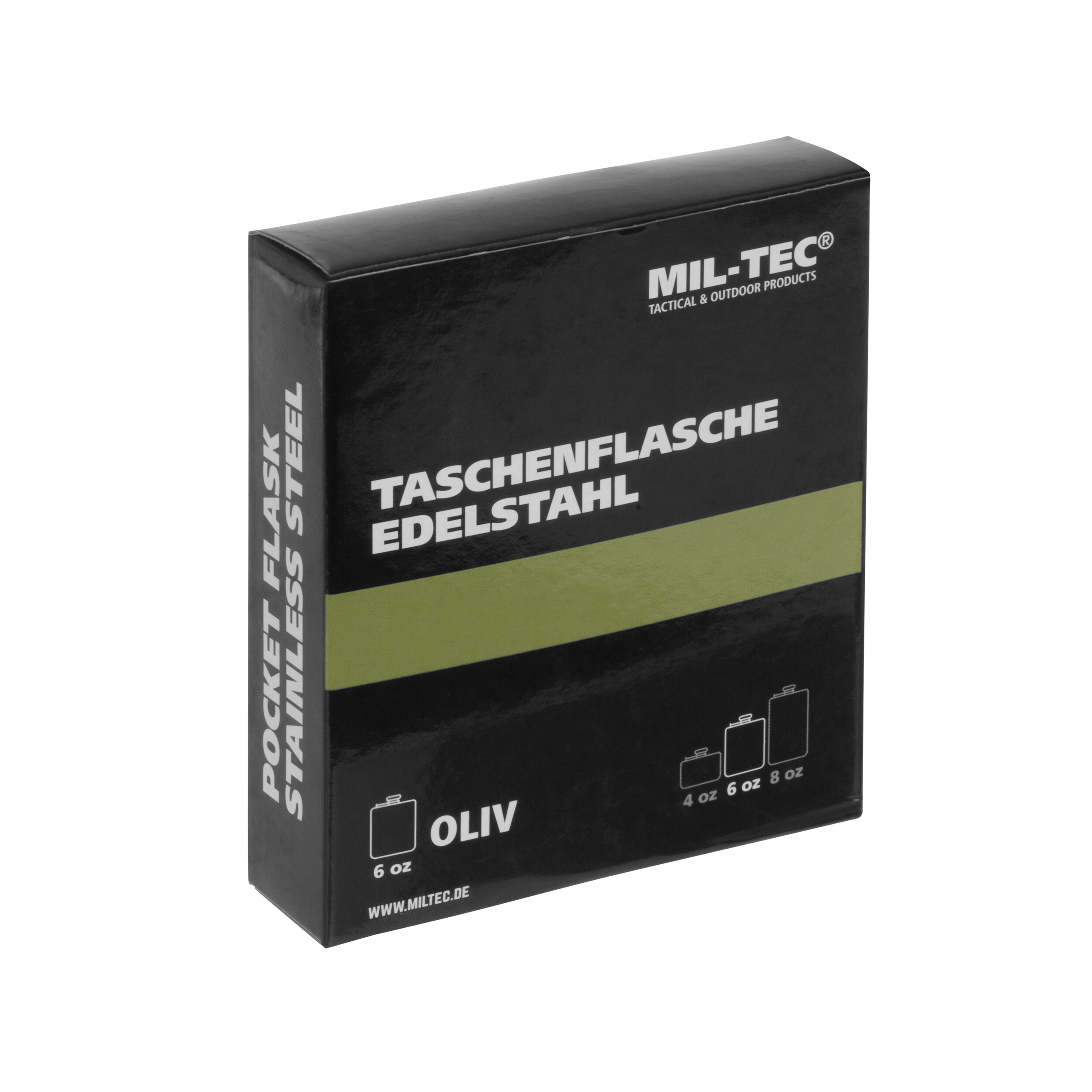 Mil-Tec - Flachmann 170 ml - Olive