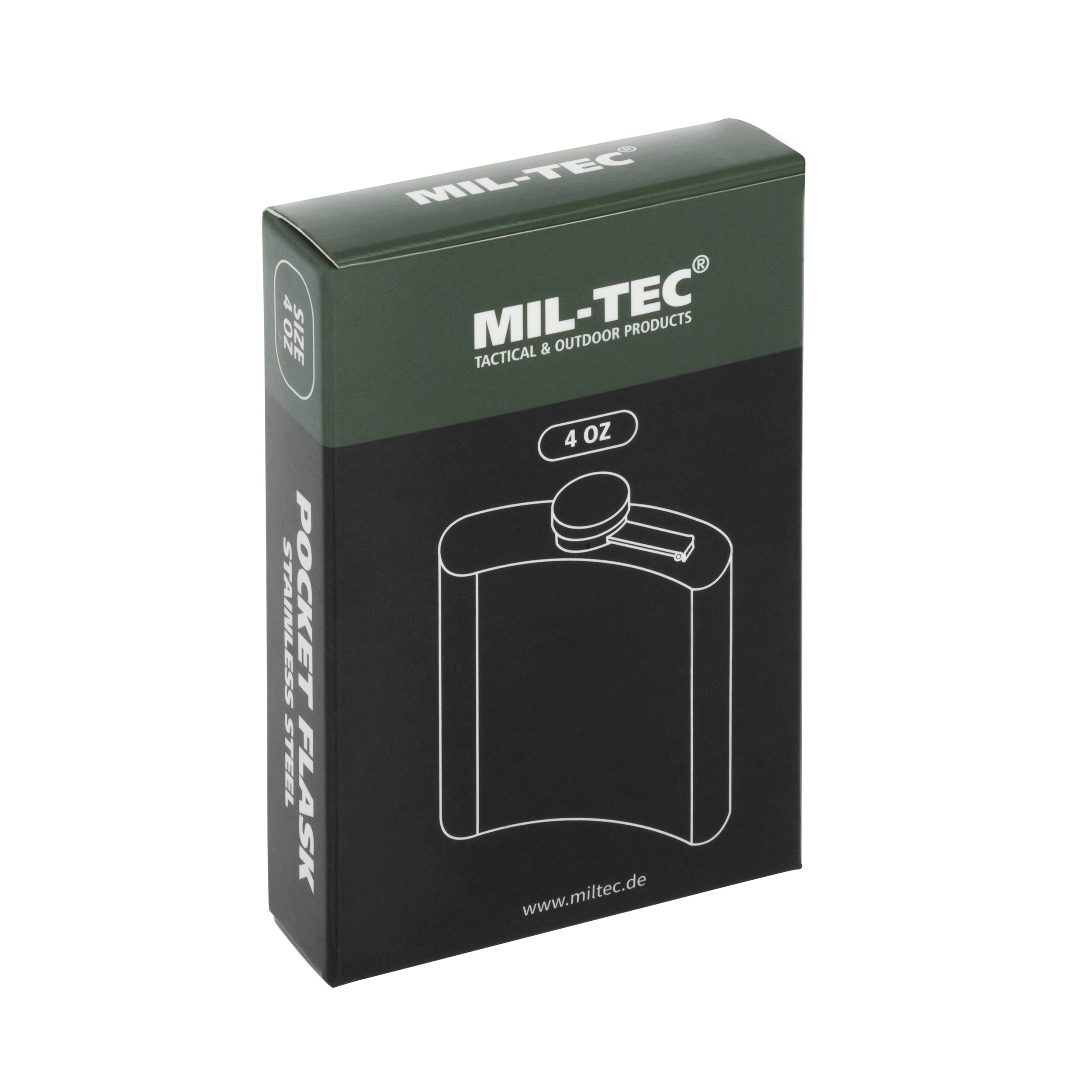 Mil-Tec - Flachmann 110 ml - Silver