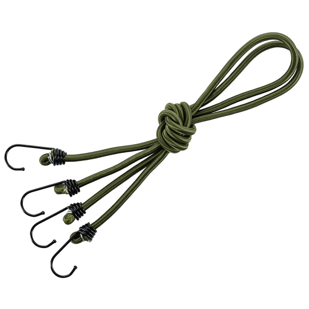 M-Tac - Elastische Schnur mit Haken 2 Stk. - Olive