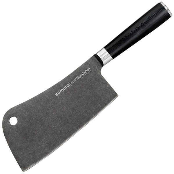 Samura - Mo-V Cleaver Stonewash - Küchenmesser 18 cm - Black