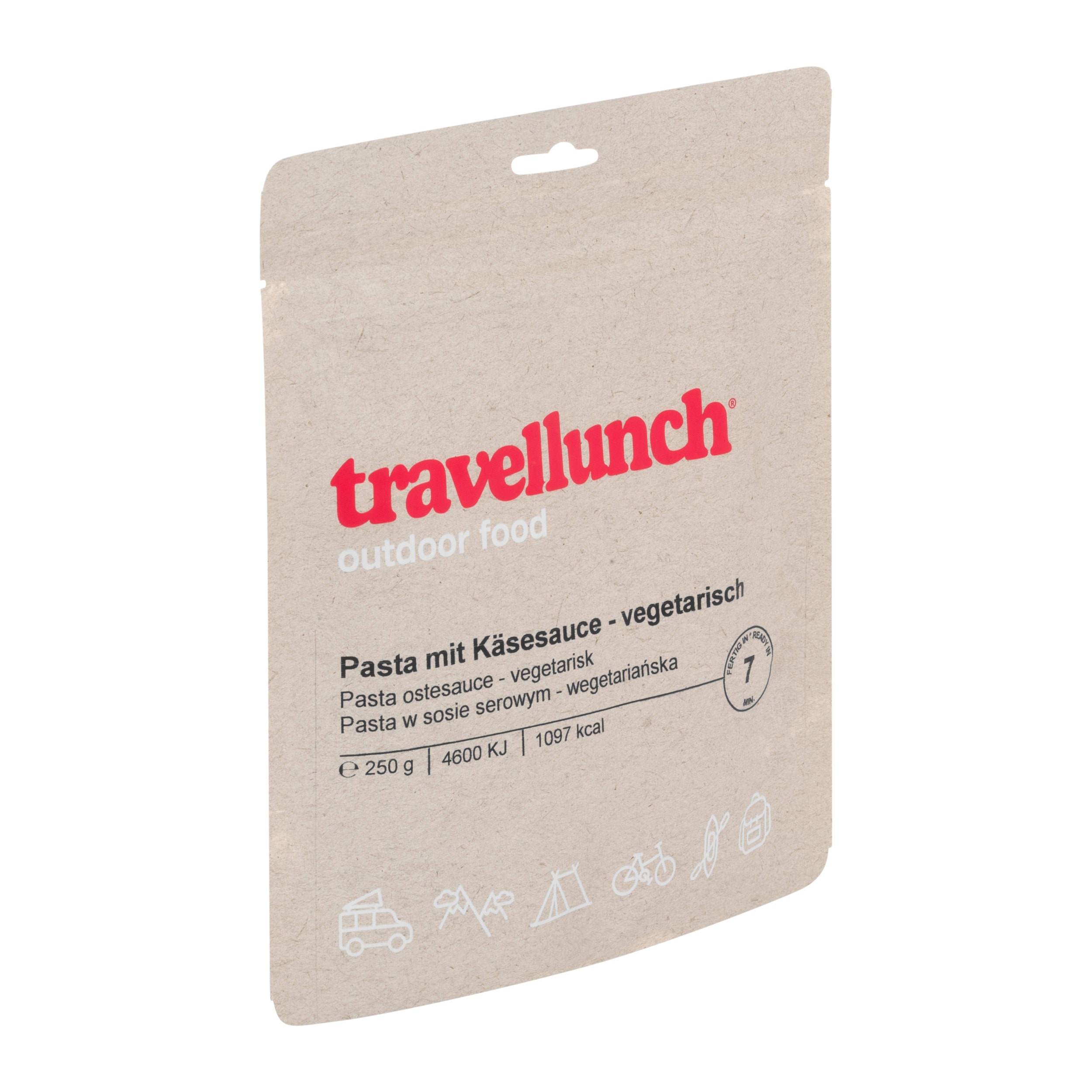 Travellunch - Gefriergetrocknete Lebensmittel Nudeln mit Käsesoße 250G