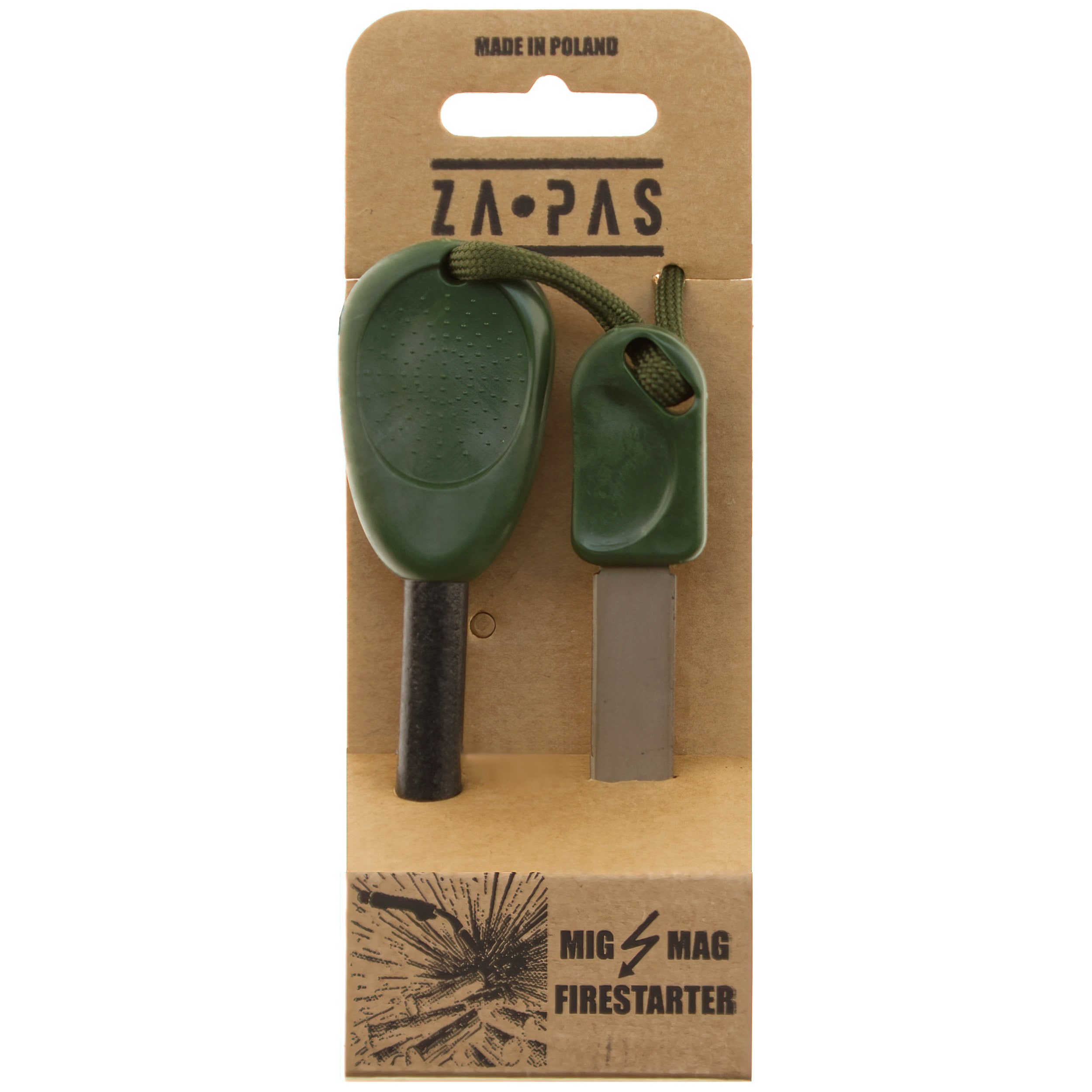 Za-Pas - Mig-Mag Feuerstarter - Green