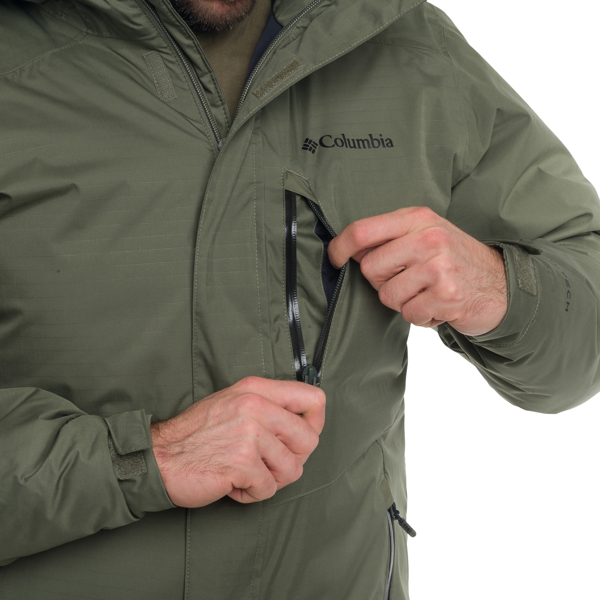 Columbia - Oak Harbor II Insulated Waterproof Jacke - Stone Green