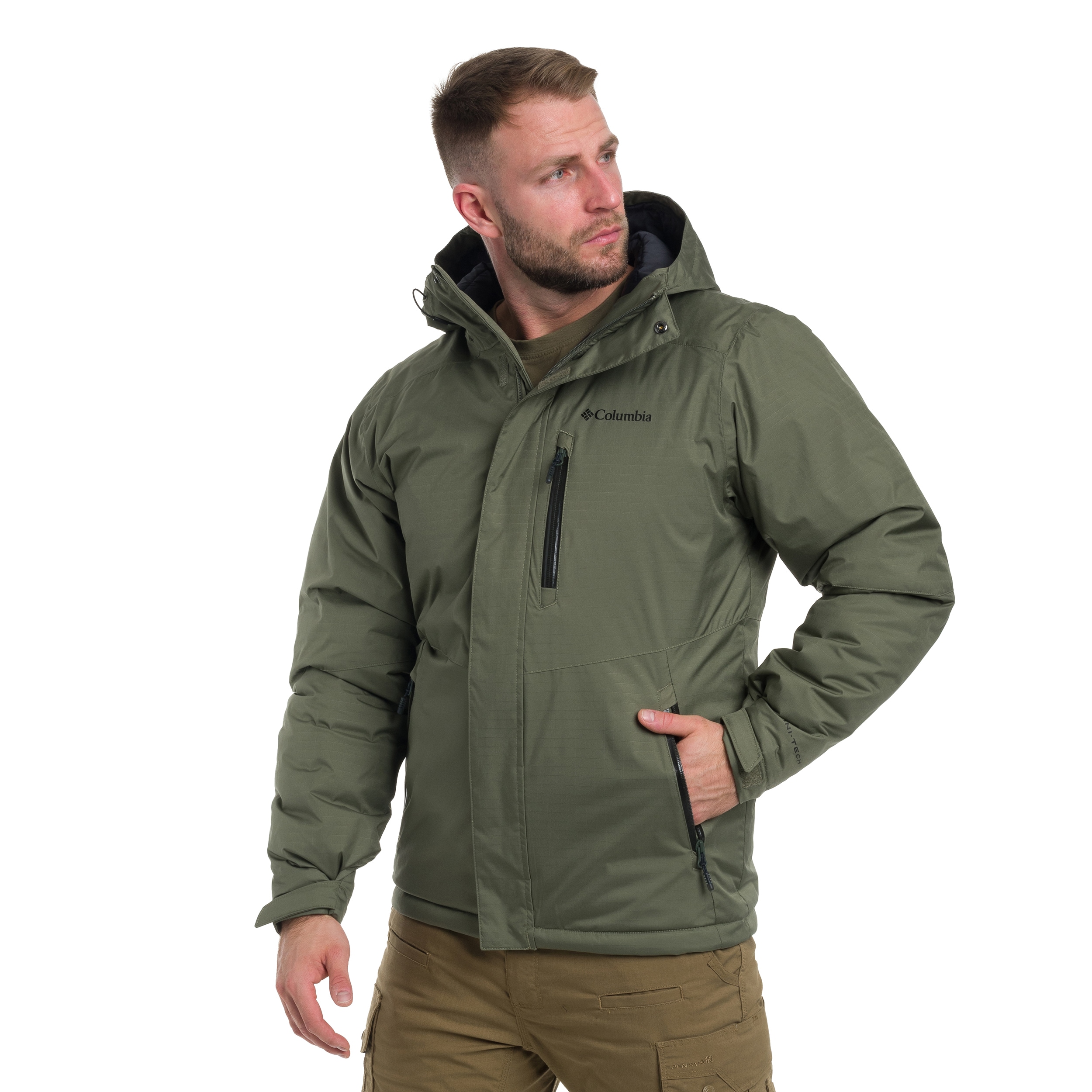 Columbia - Oak Harbor II Insulated Waterproof Jacke - Stone Green