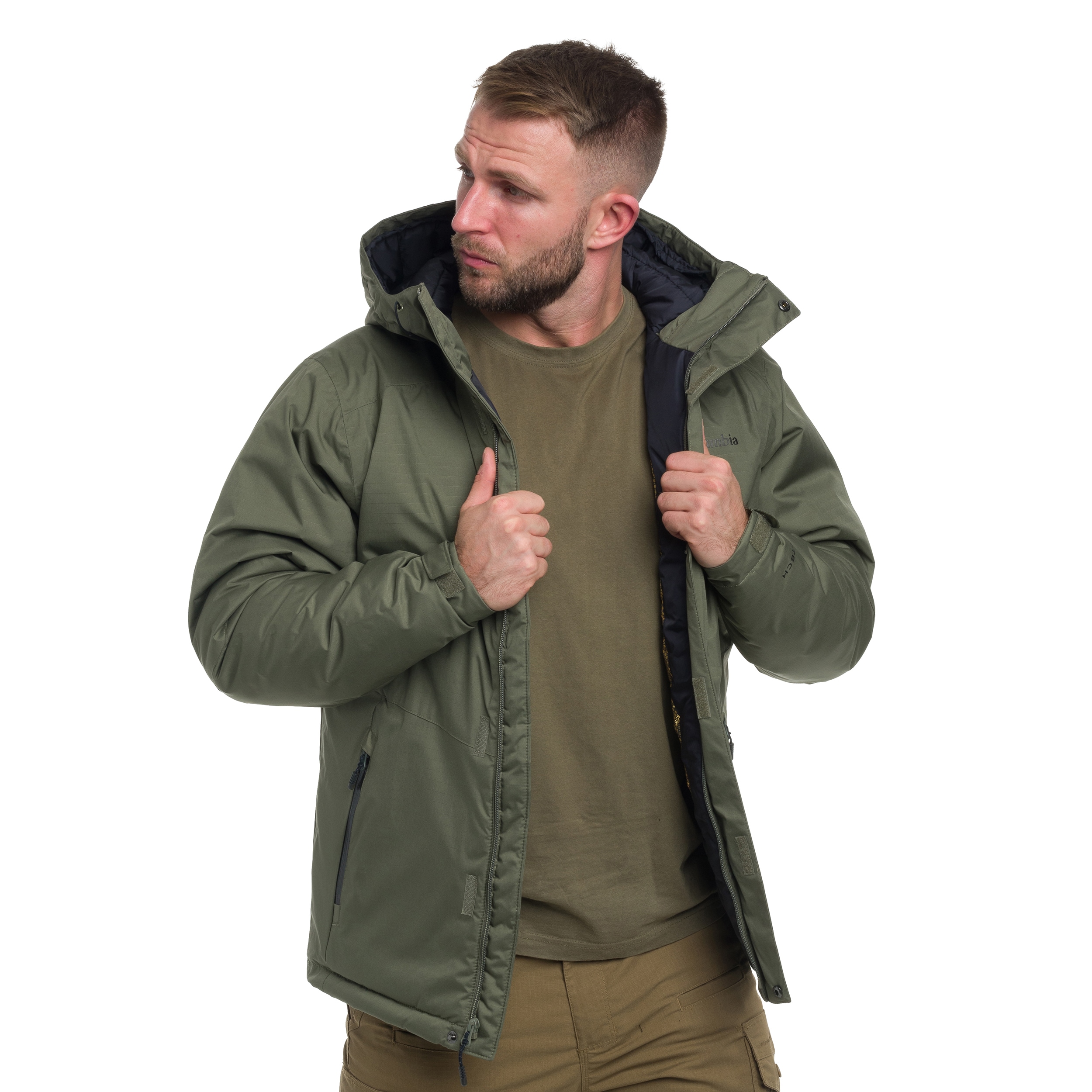 Columbia - Oak Harbor II Insulated Waterproof Jacke - Stone Green