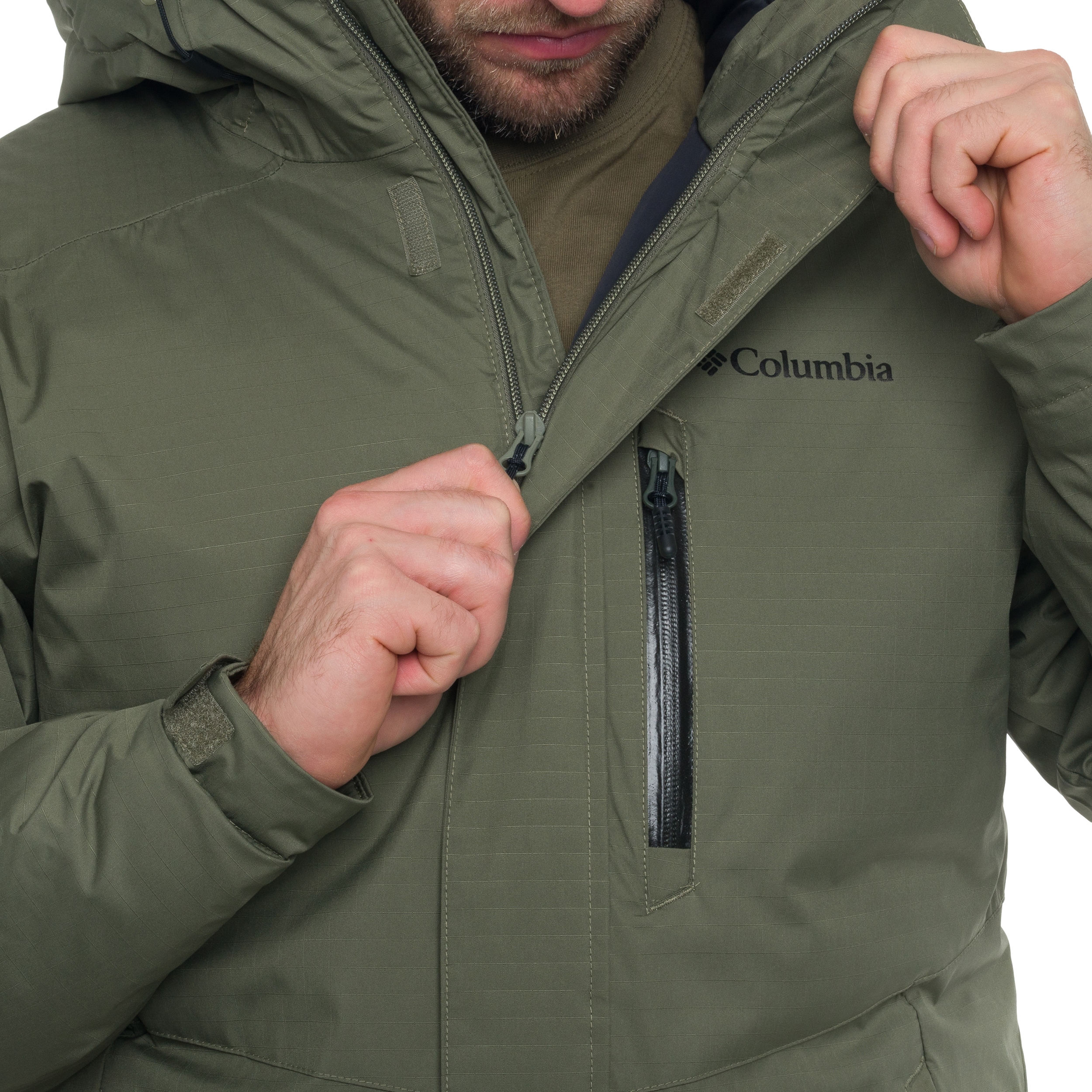 Columbia - Oak Harbor II Insulated Waterproof Jacke - Stone Green