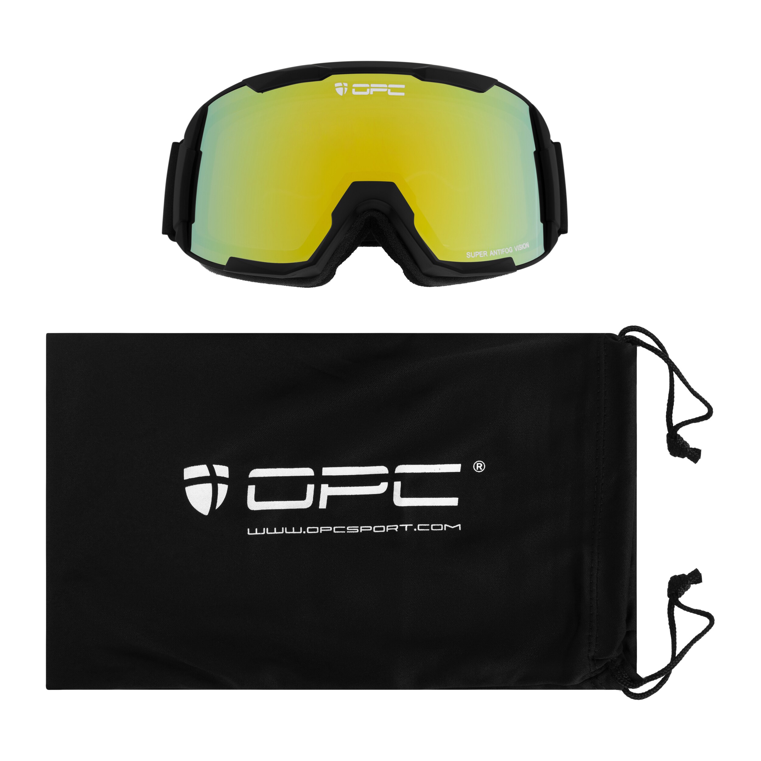 OPC Performance Kids Mammoth Schutzbrille - Matt Black/Gold REVO