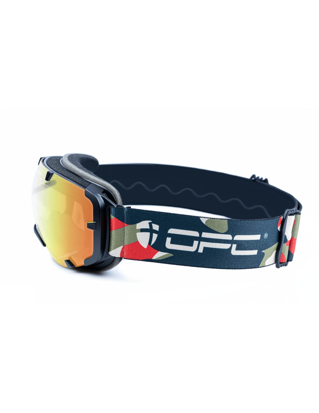 OPC Sport - Etna Revo S1 Skibrille - Matt Black Camo/Red