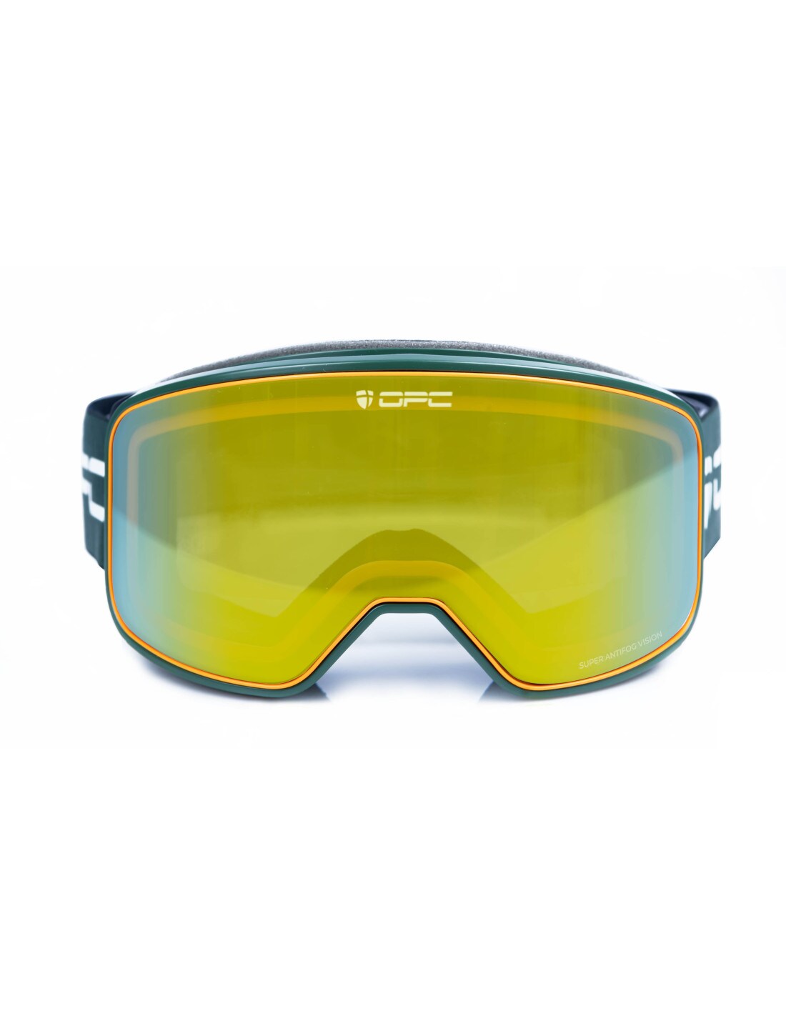 OPC Aspen Schutzbrille - Matt Green Orange/Gold REVO