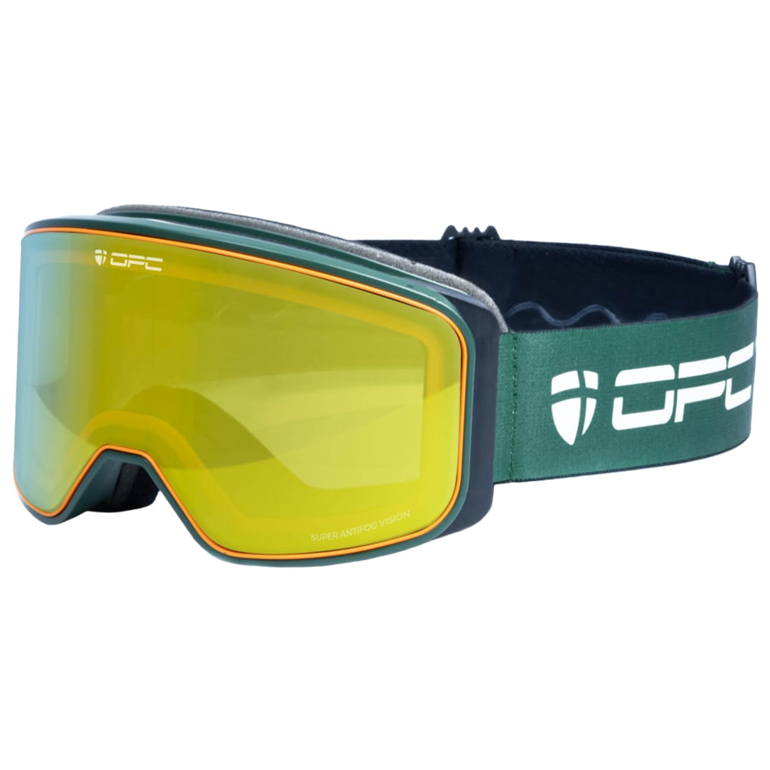 OPC Aspen Schutzbrille - Matt Green Orange/Gold REVO