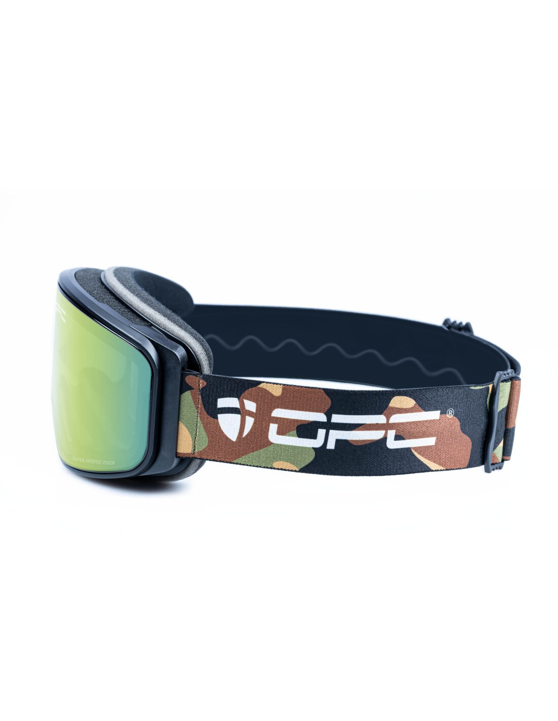 OPC Sport - Performance Aspen REVO Skibrille - Matt Black Camo/Green