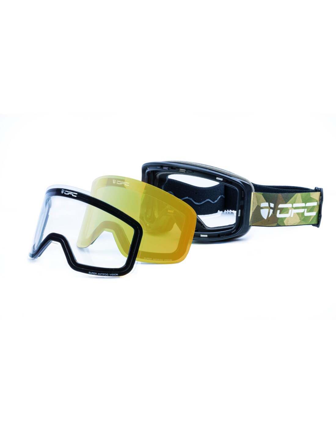 OPC Laxx Magnetic Schutzbrille - Matt Black Camo/Gold