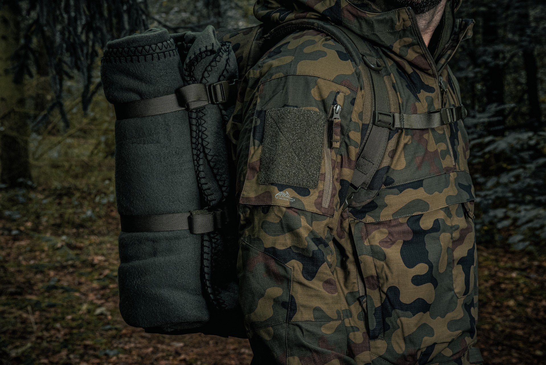 Helikon-Tex - Anorak Tracer PolyCotton Stretch Rip-Stop Jacke - wz.93 Pantera PL Woodland