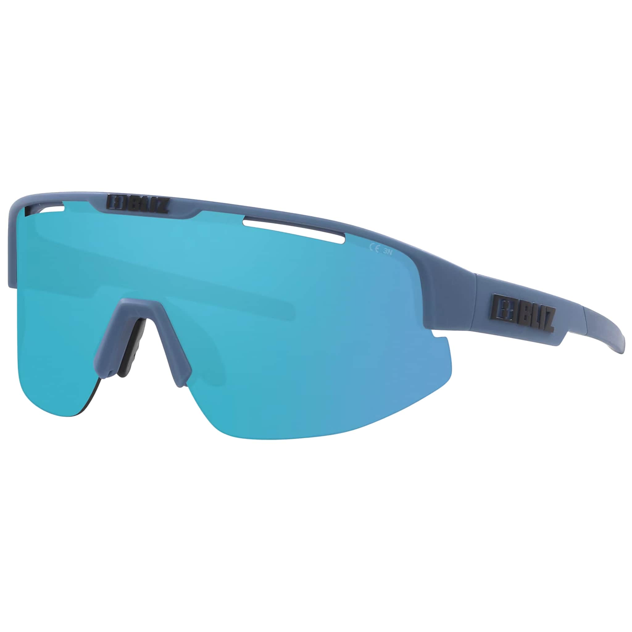 Bliz - Matrix Small Nano Optics Sonnenbrille - Matte Blue/Smoke Mirror Ice Blue