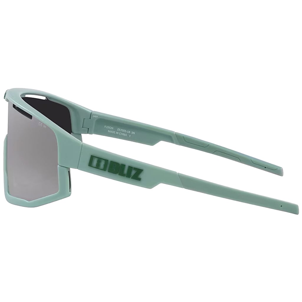 Bliz - Fusion Sonnenbrille  - Matte Green/Smoke Mirror Silver