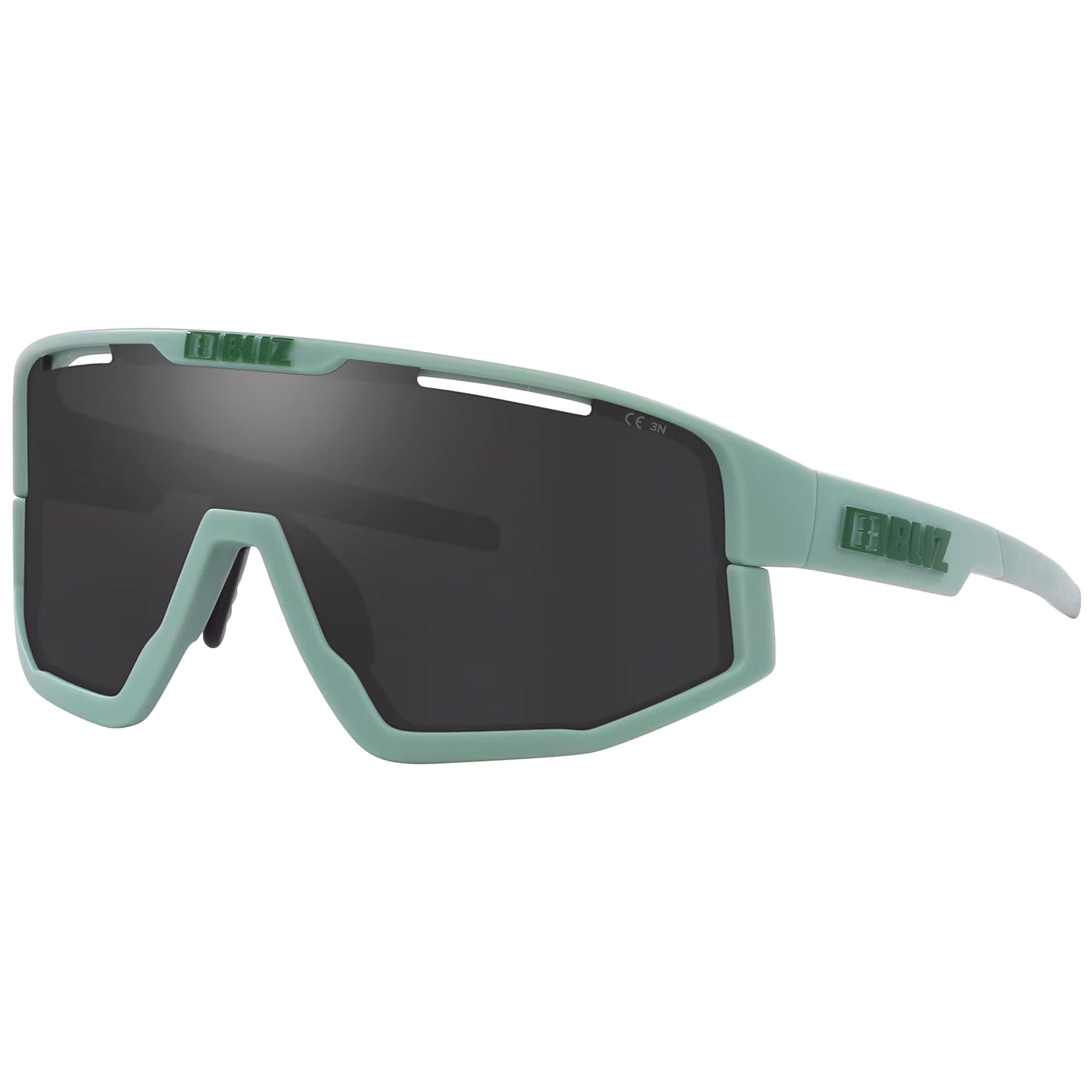 Bliz - Fusion Sonnenbrille  - Matte Green/Smoke Mirror Silver